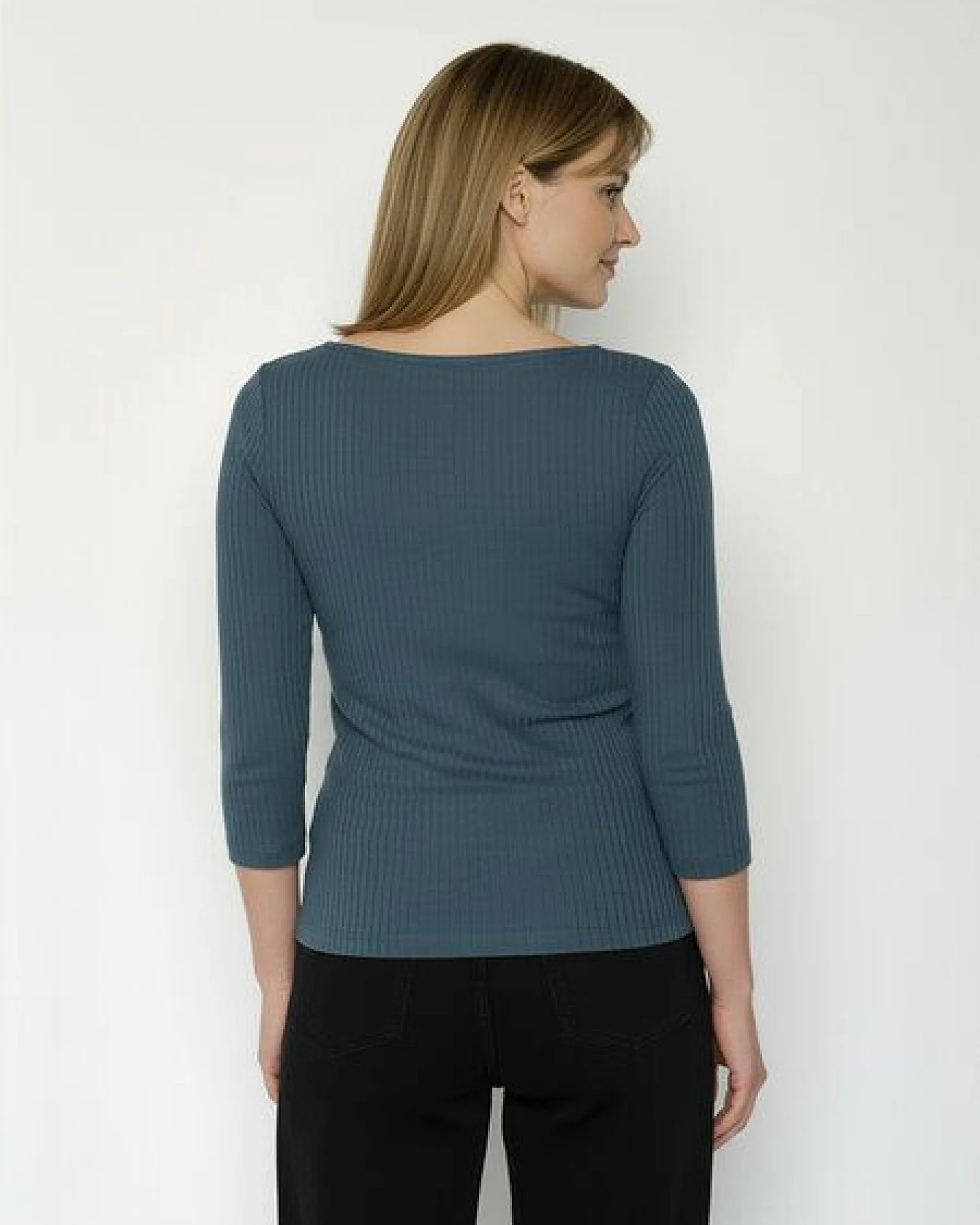 GREENBOMB Basic Refined - Sportliches Longsleeve aus LENZING TENCEL Mix / Fair & Vegan – Ansicht 4