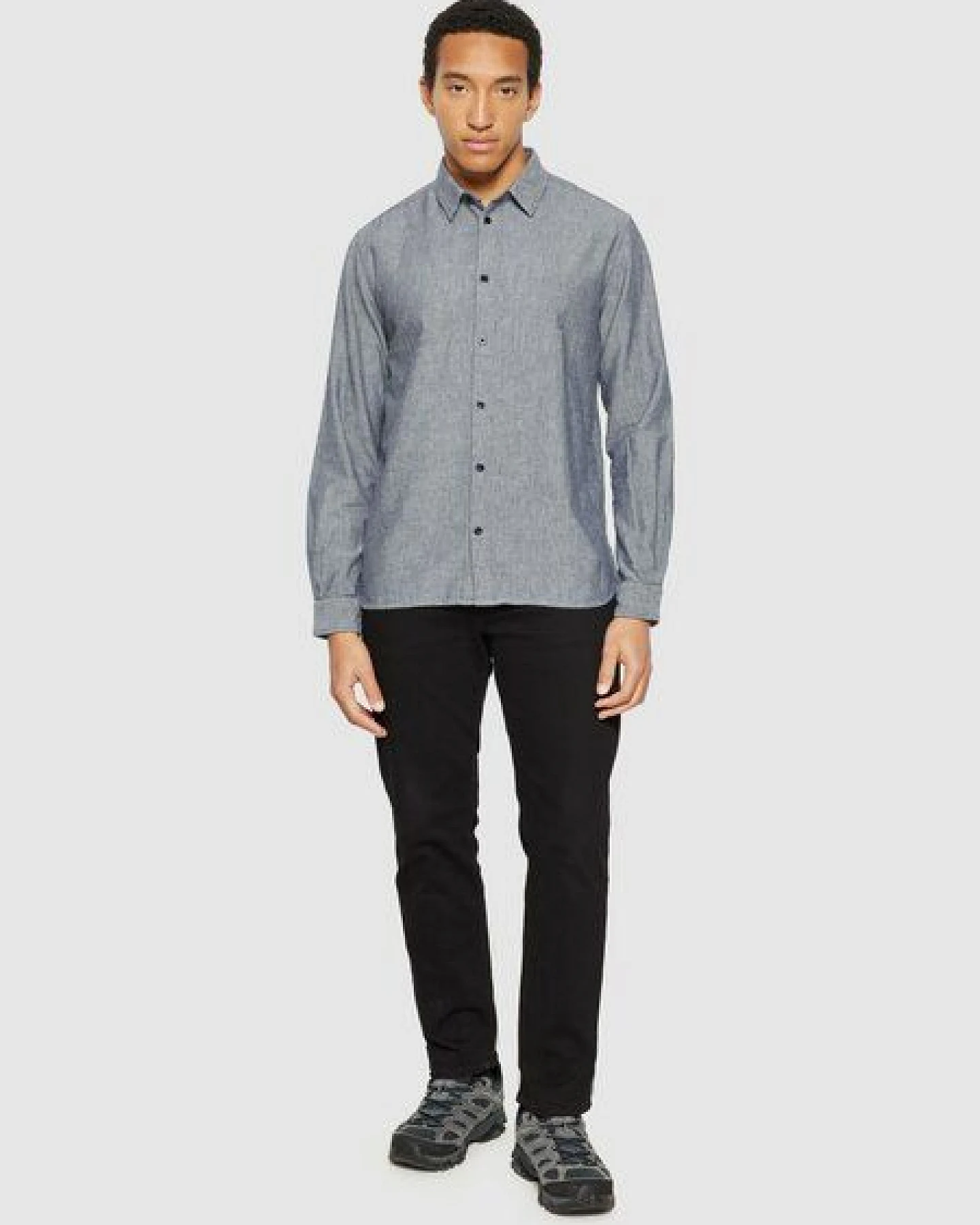 KnowledgeCotton Apparel Heavy Twill Flannel Hemd Regular Fit aus Bio-Baumwolle – Ansicht 4
