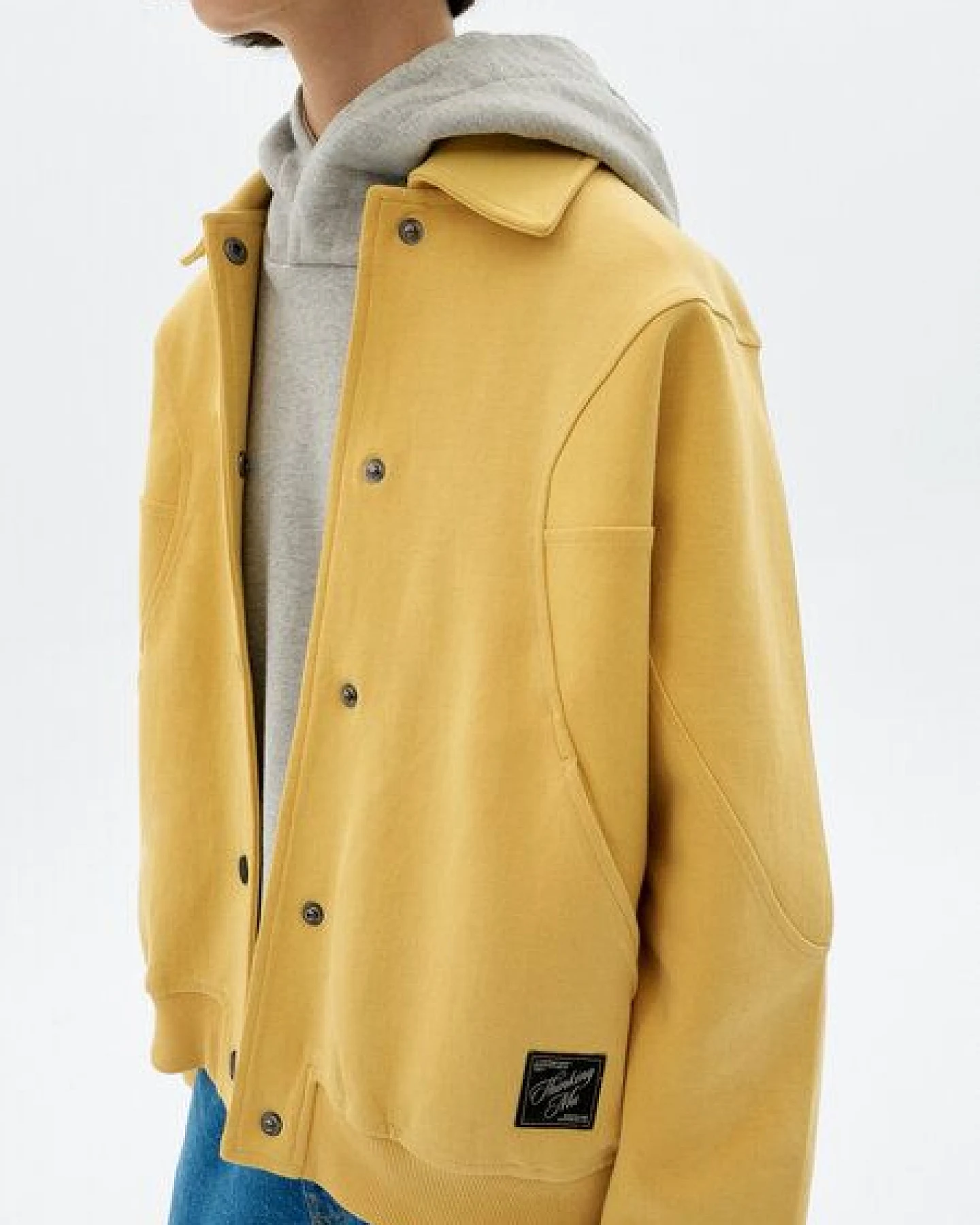 thinking mu Maisie Sweatjacke mit Druckknöpfen – Ansicht 4