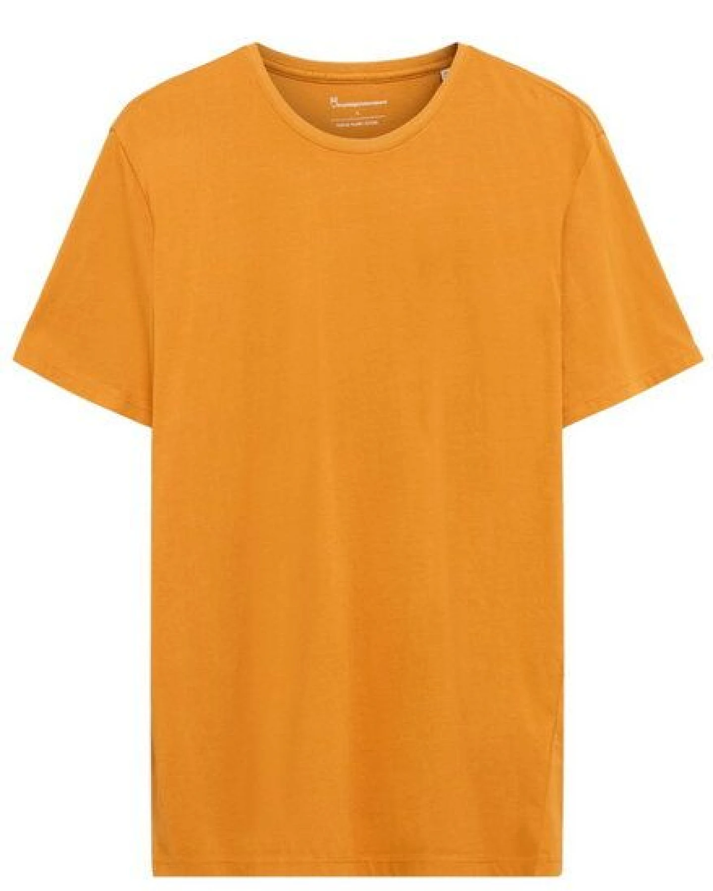 KnowledgeCotton Apparel Basic T-Shirt O-Neck aus Bio-Baumwolle – Ansicht 3