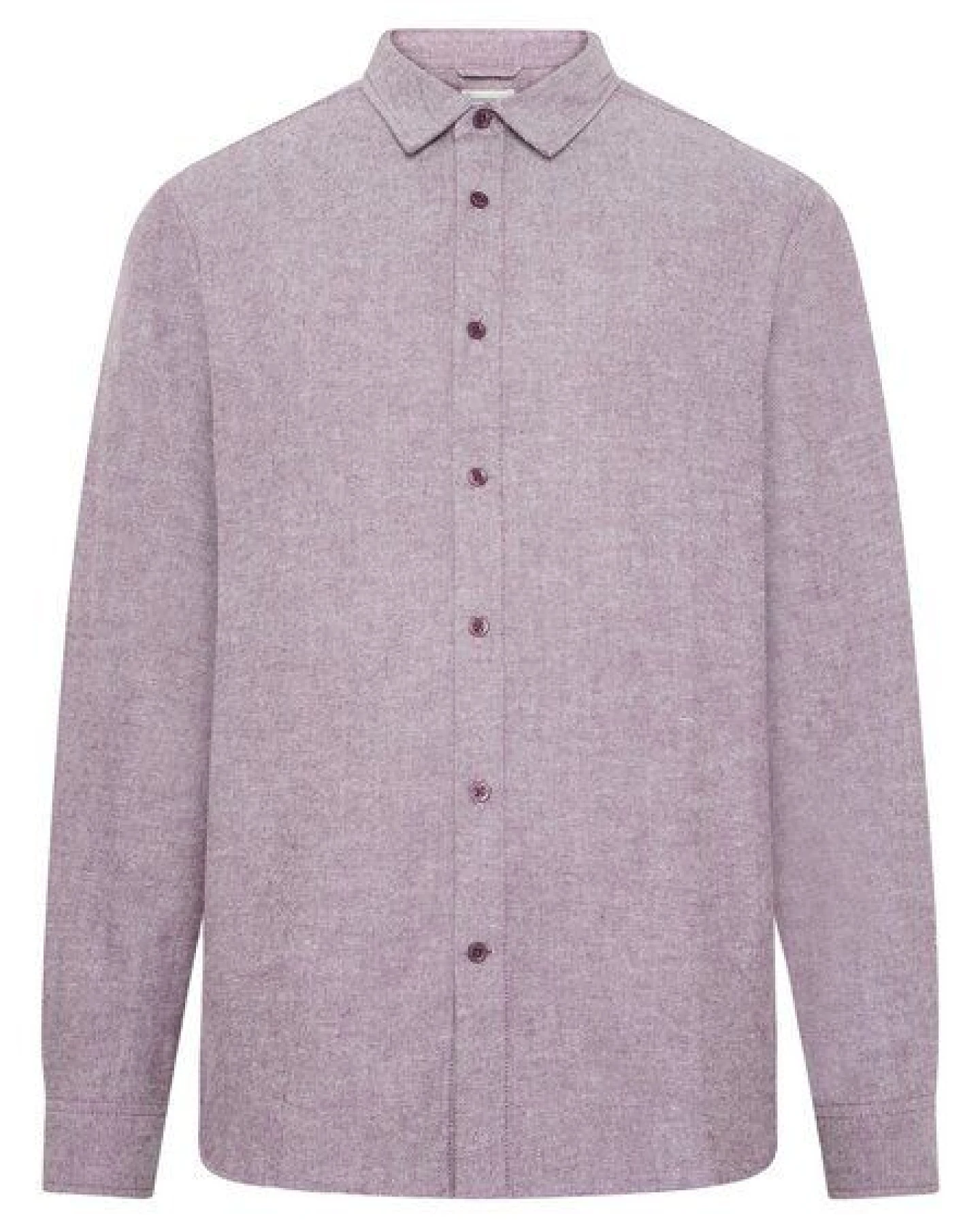 KnowledgeCotton Apparel Heavy Twill Flannel Hemd Regular Fit aus Bio-Baumwolle – Ansicht 2