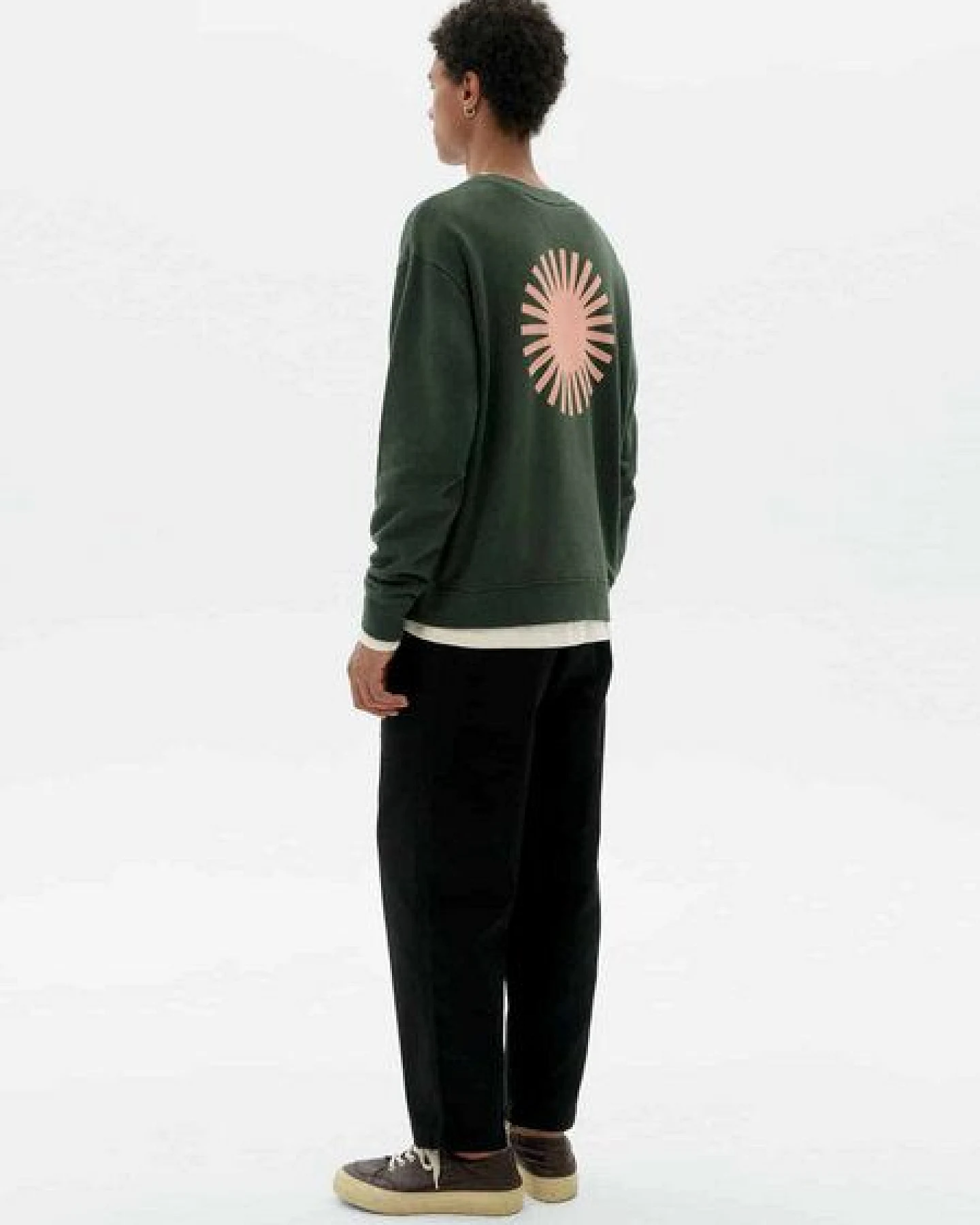thinking mu Herren Sweatshirt - Sol Contrast Leon Sweatshirt – Ansicht 4
