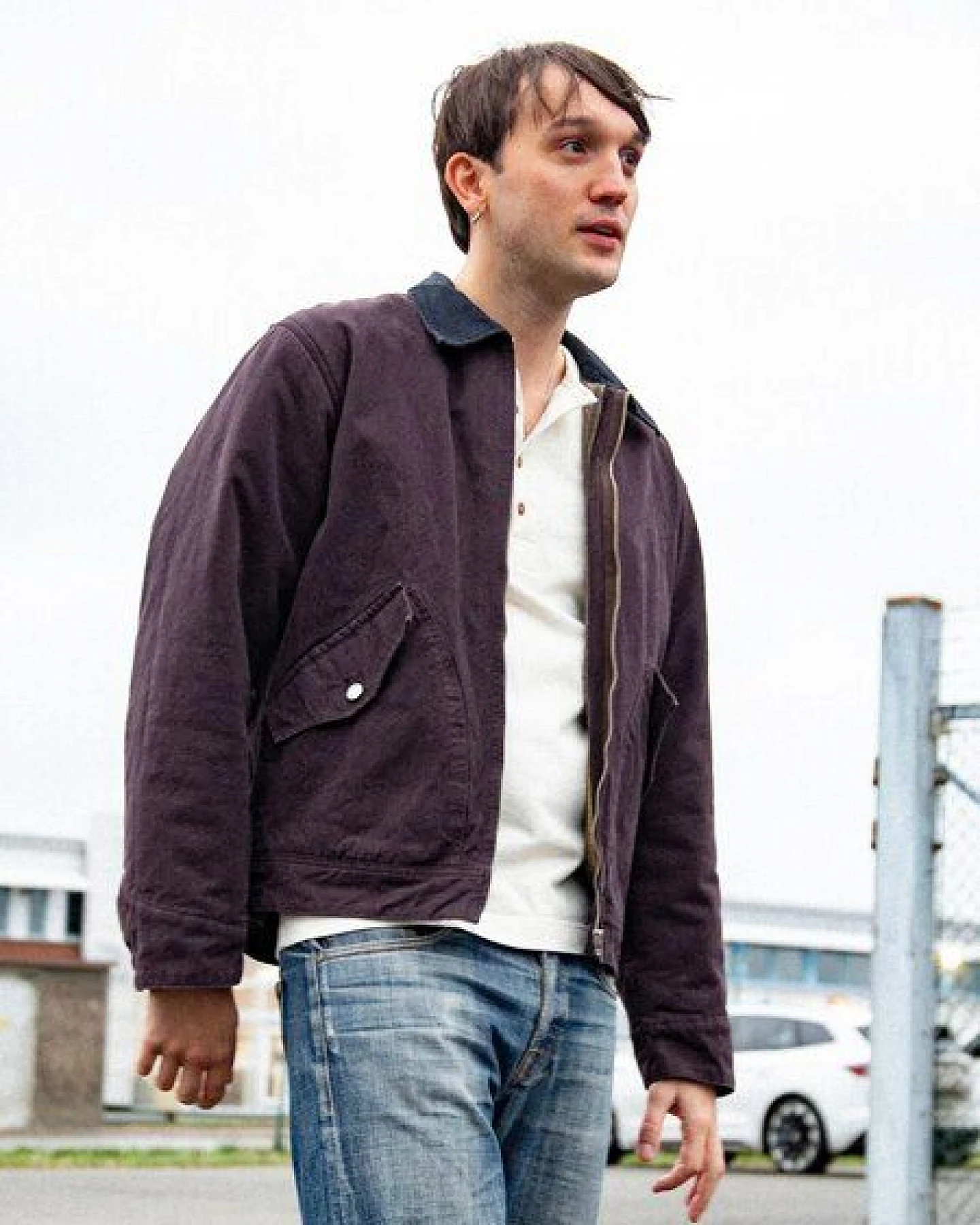 Nudie Jeans Blake Zip Jacket Duck Canvas – Ansicht 3