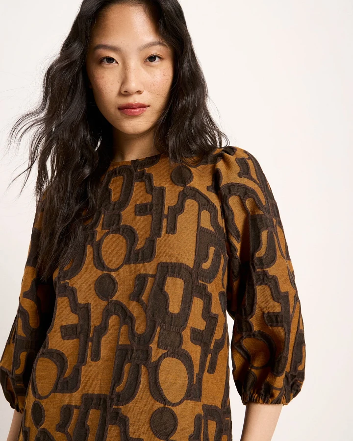 Jacquard Bluse