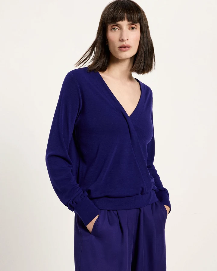 Wickelbluse (GOTS)