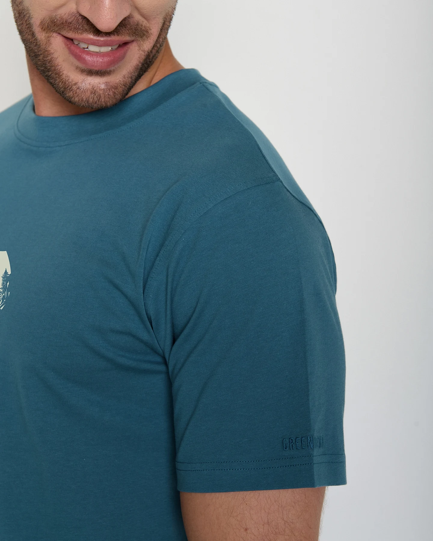 GREENBOMB T-Shirt Fusion Nature Clouds Ride – Ansicht 6