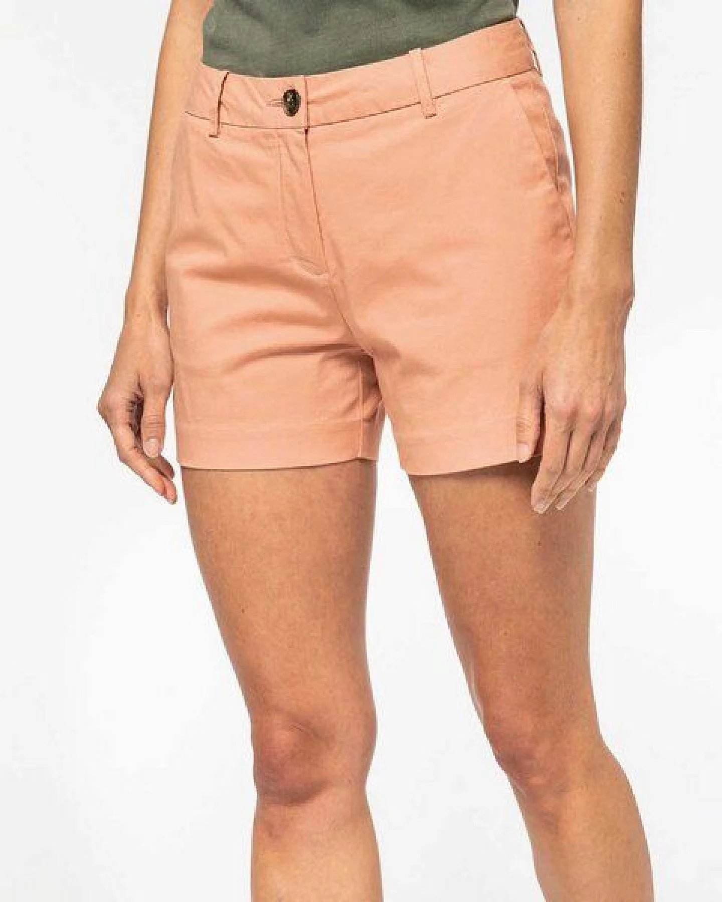 YTWOO Damen Bermudashorts aus Bio Baumwolle mit weicher Haptik – Ansicht 2