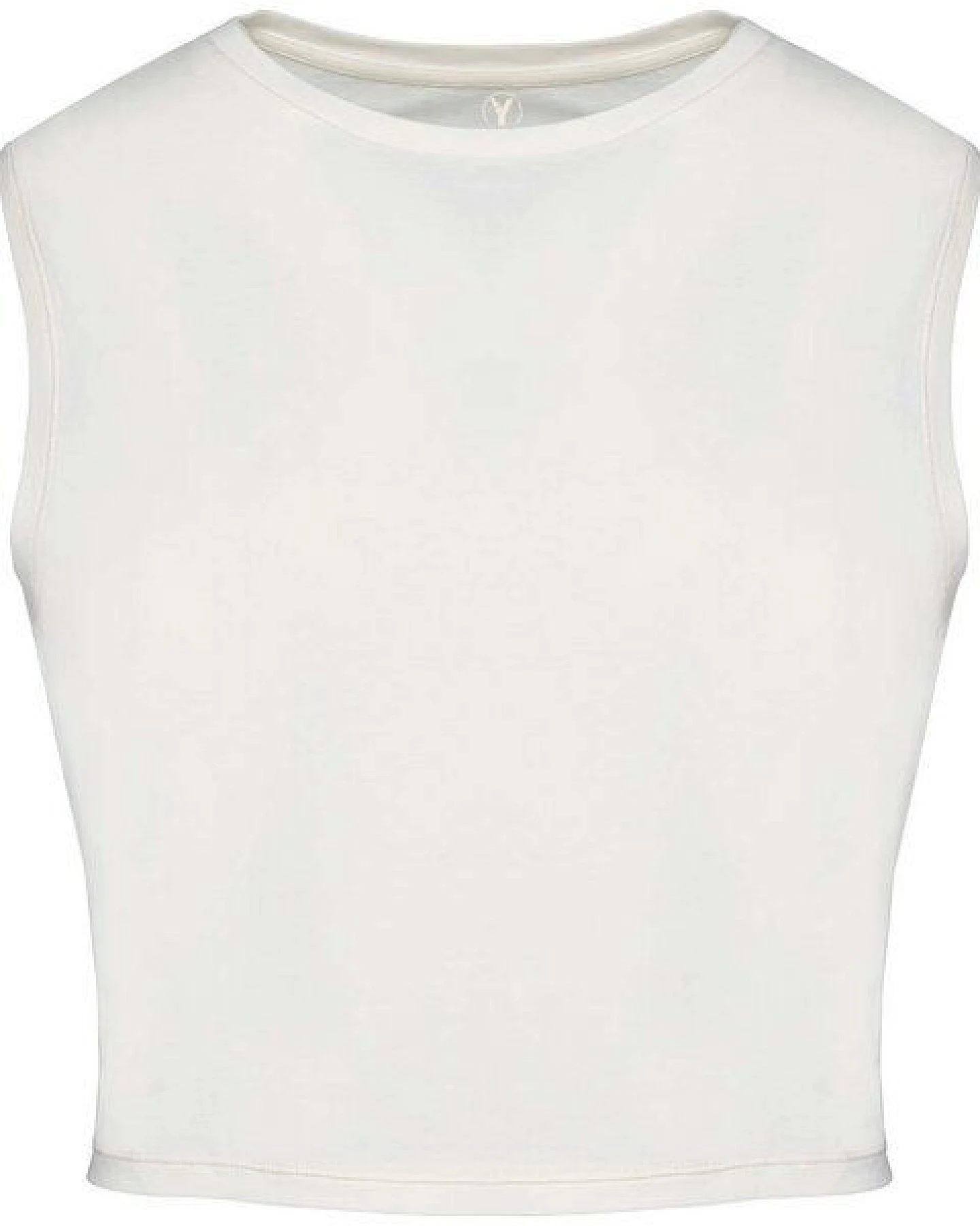 YTWOO Ärmelloses Damen-Crop-T-Shirt aus Bio-Baumwolle – Ansicht 4