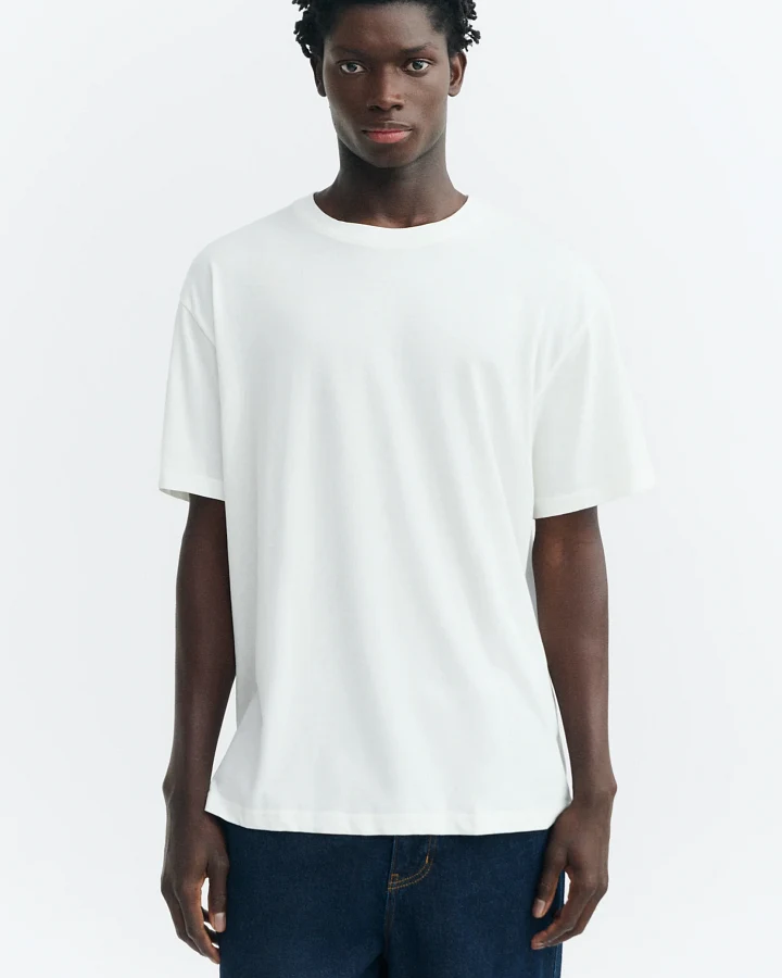 Thinking MU Herren vegan T-Shirt Aaron Basic Weiß