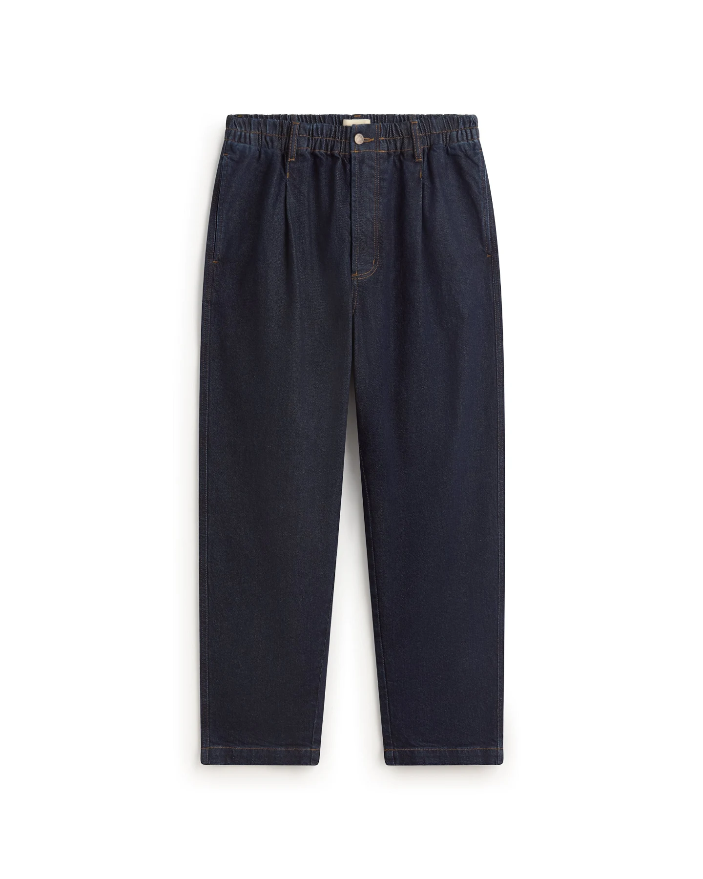 Thinking MU Herren vegan Jeans Locker Sitzend Luc Dunkelblau – Ansicht 2