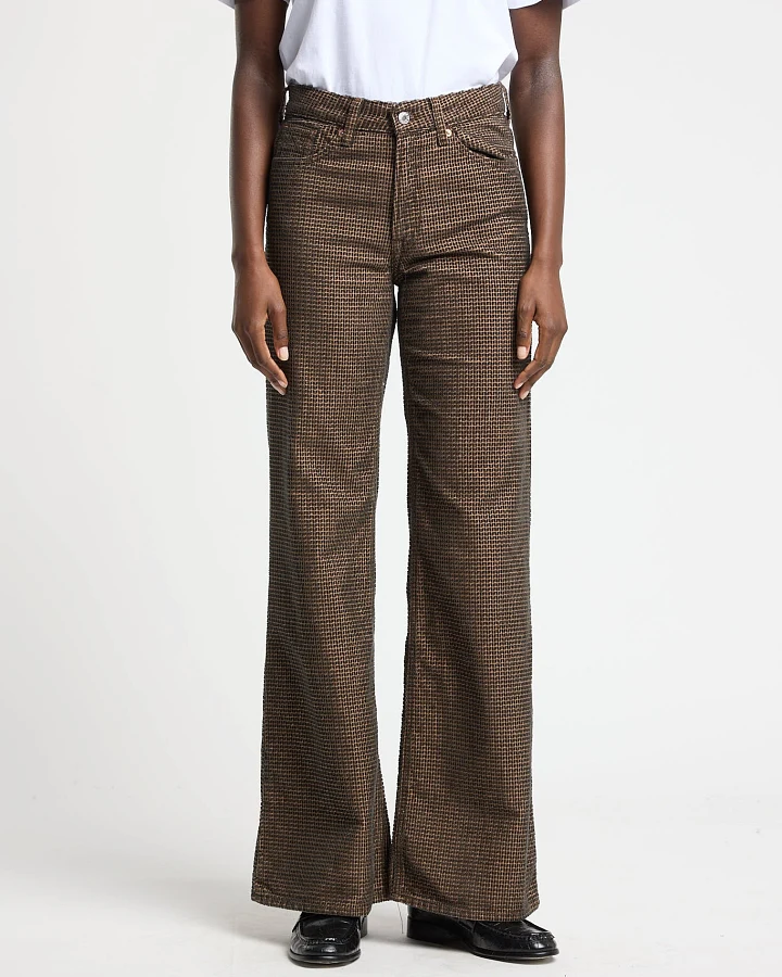 Kings of Indigo Damen vegan Jeans Jane Cord In Dewintery-Braun