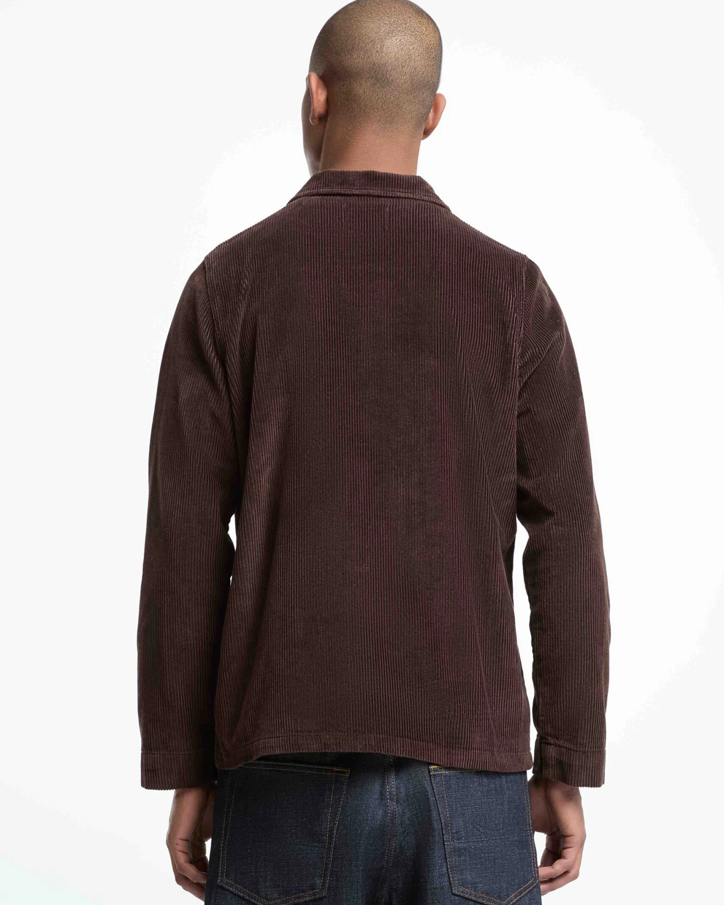 Kings of Indigo Herren vegan Jacke Duncan Cord In Der Farbe Kaffeebohne“ – Ansicht 2
