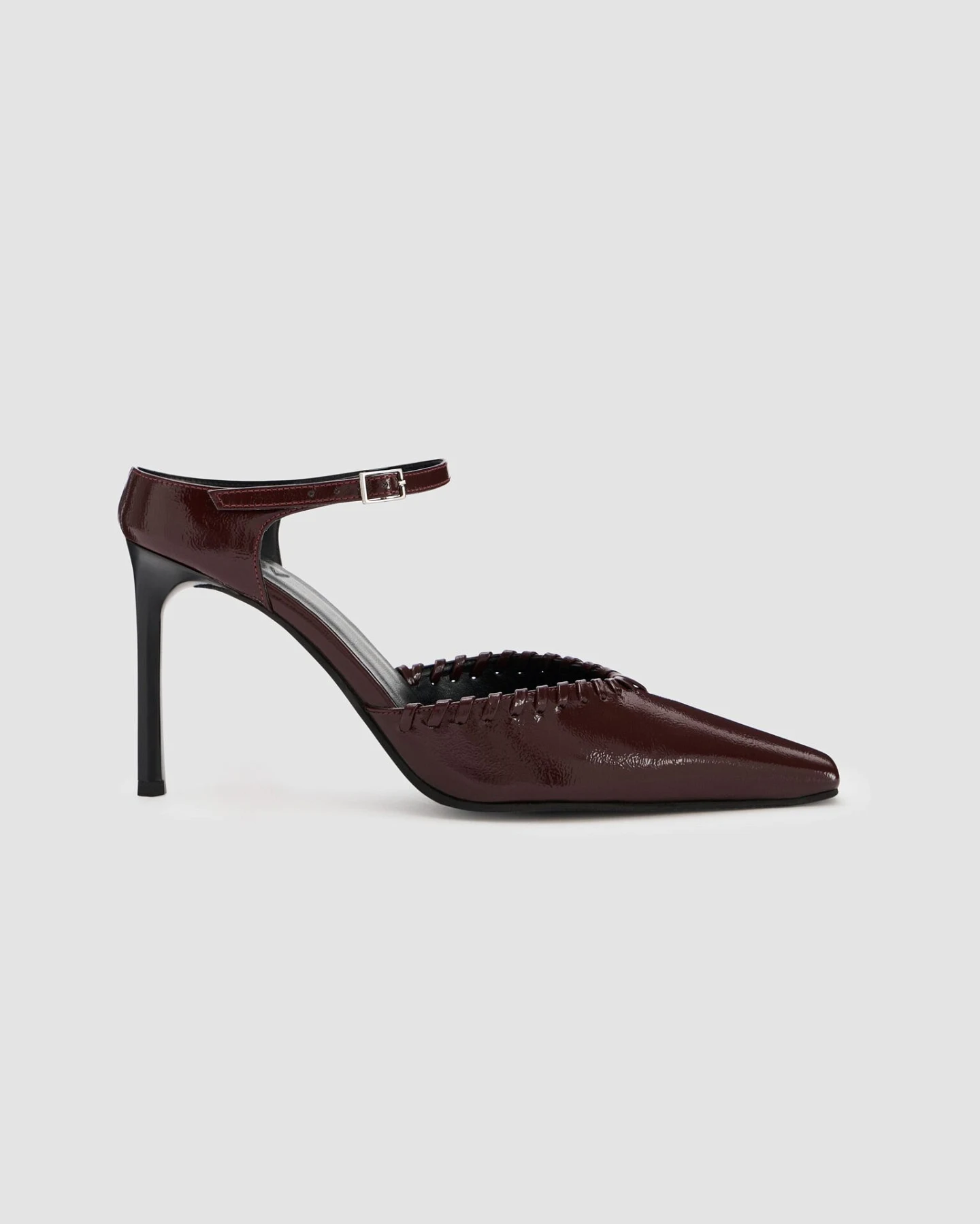 Prev Damen vegan High Heels Grace In Deep Plum – Ansicht 2