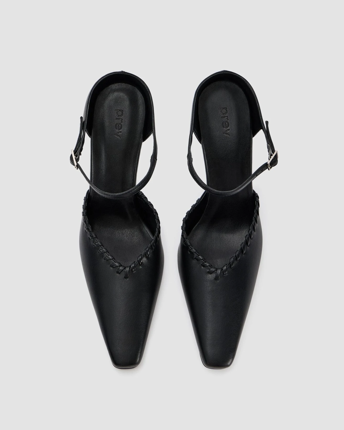 Prev Damen vegan Heels Grace Schwarz – Ansicht 2