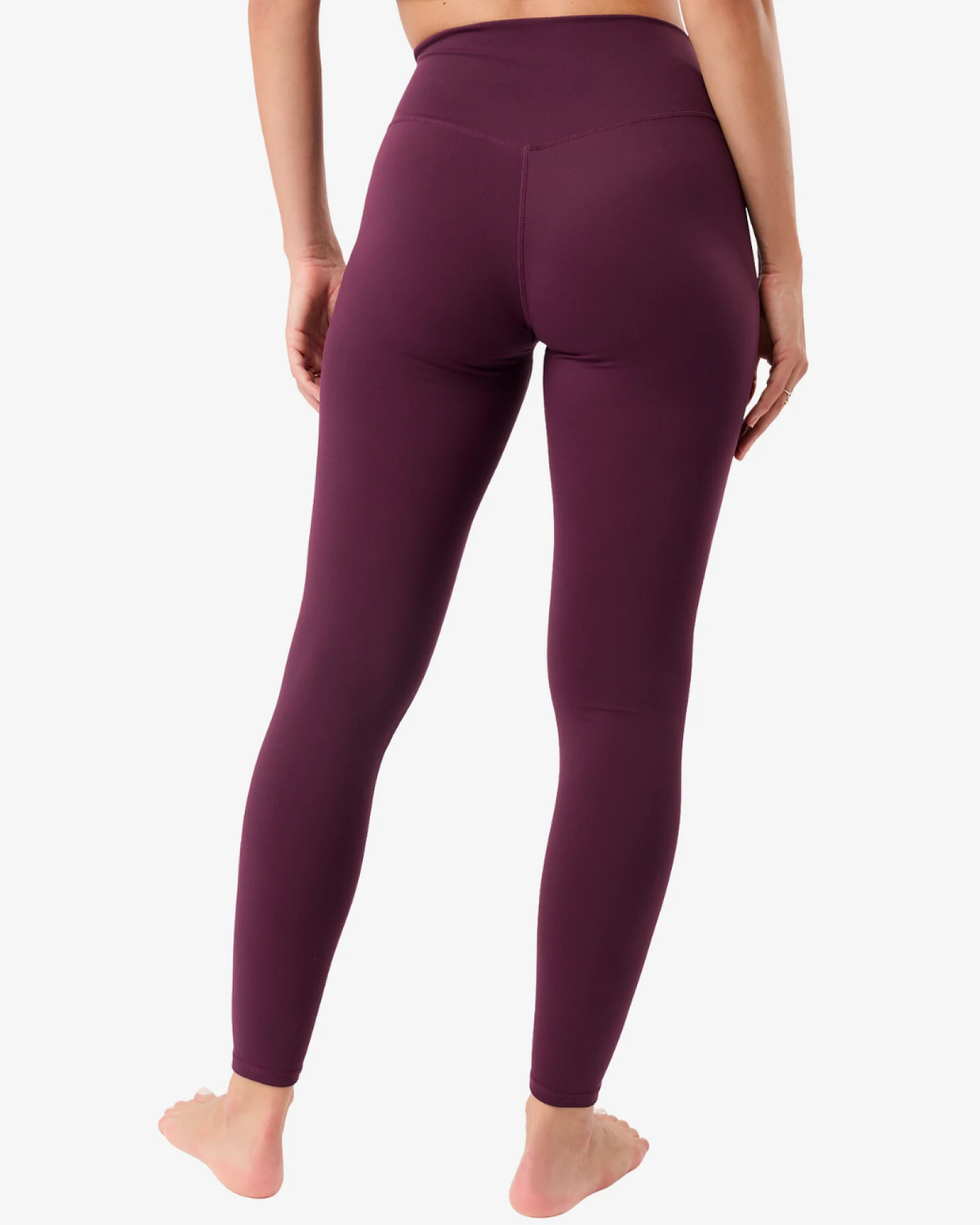 Mandala Mono Printed Leggings - Bordeaux L – Ansicht 6