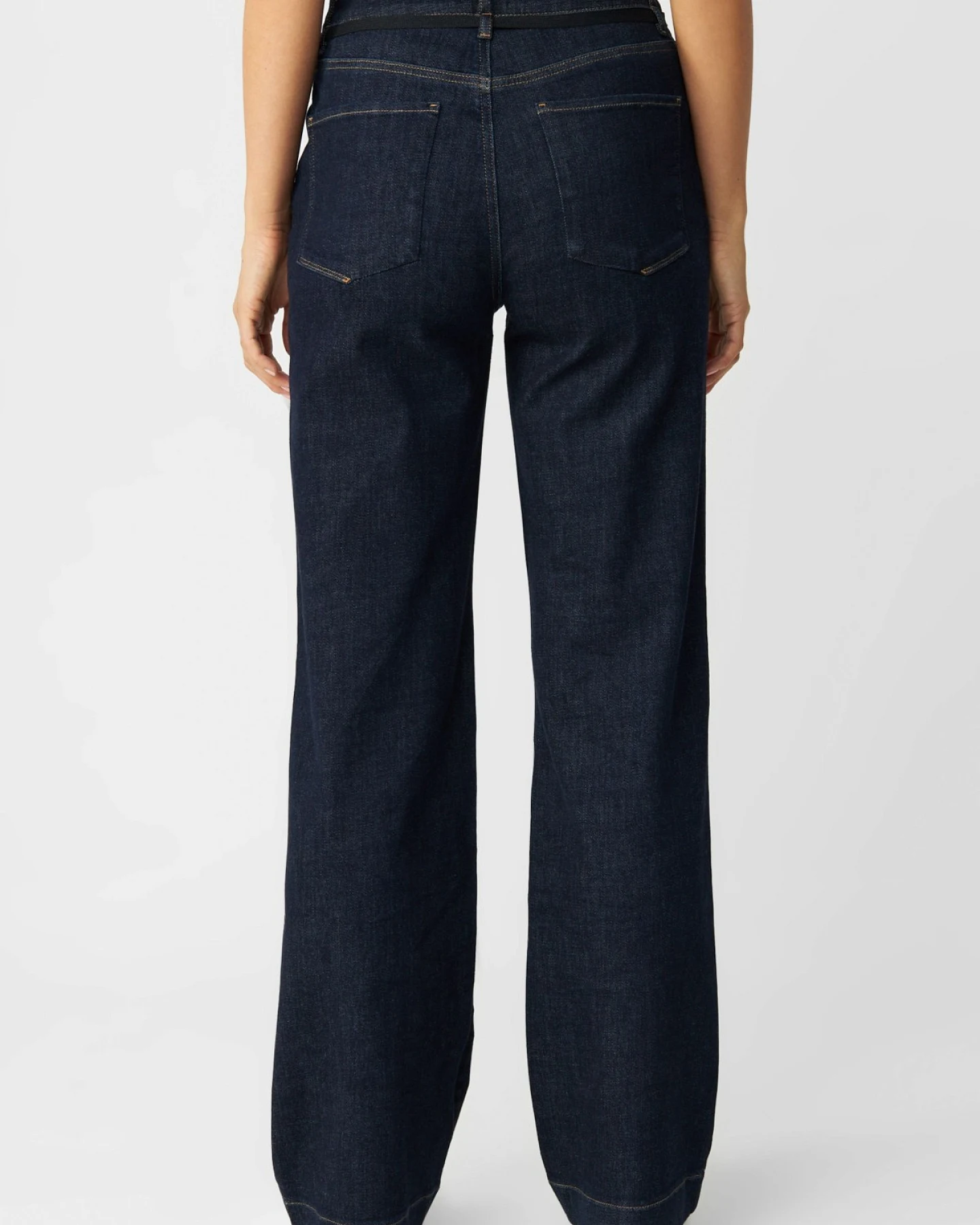 Jeans Dew Flared French Pocket Raw Blue – Ansicht 3