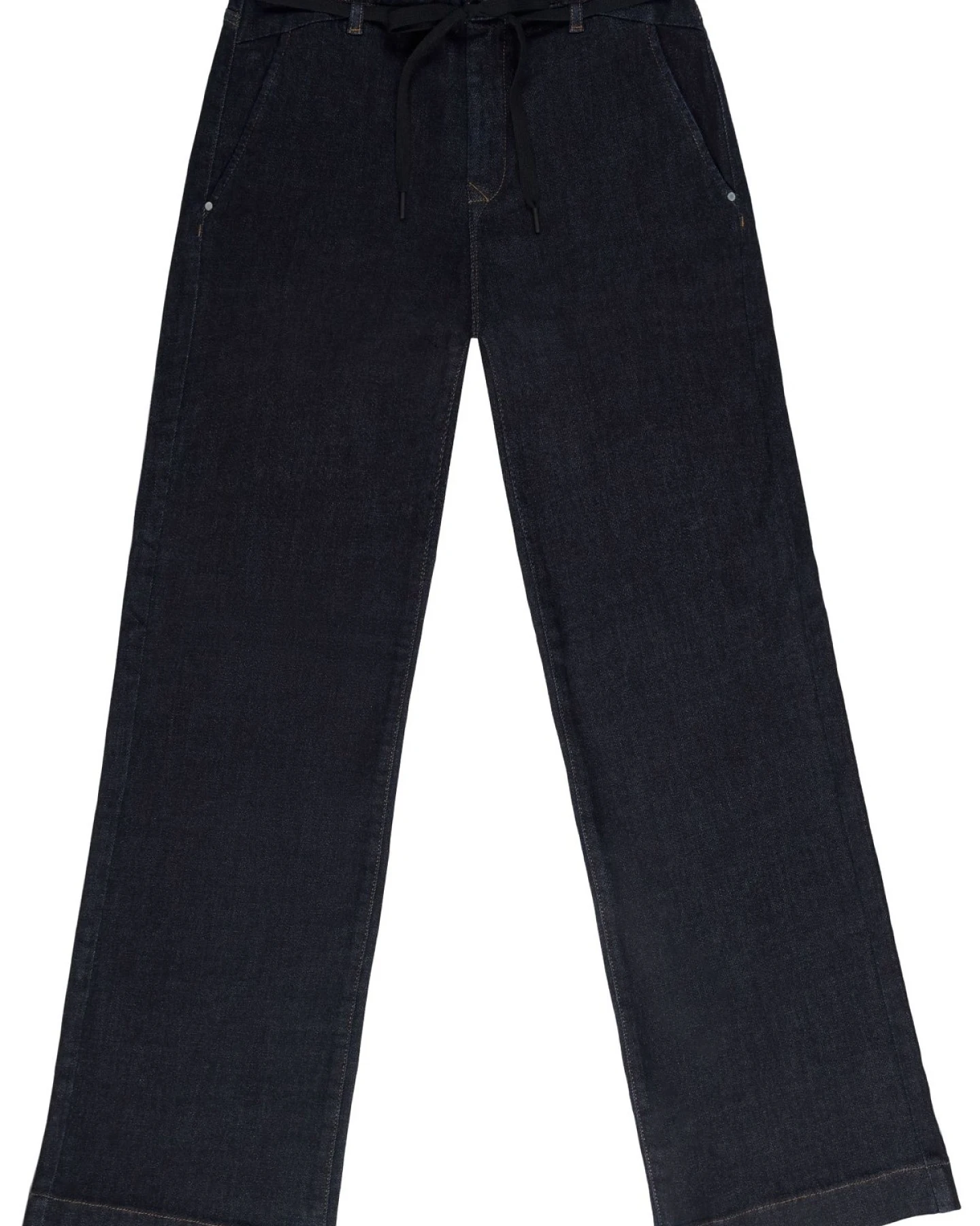 Jeans Dew Flared French Pocket Raw Blue – Ansicht 6