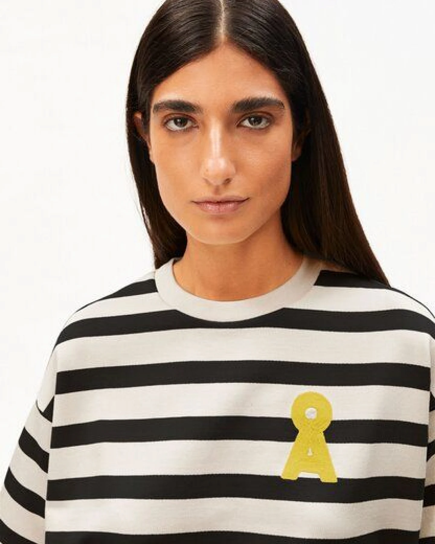 ARMEDANGELS BAMIKAA STRIPE Damen Sweatshirt aus 100% Bio-Baumwolle – Ansicht 3