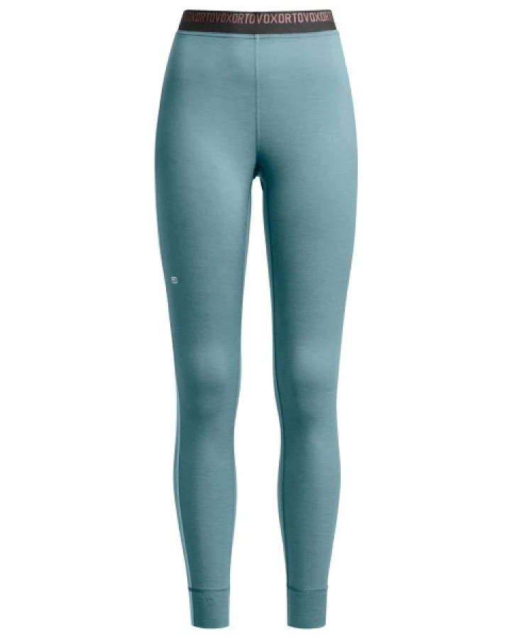 Ortovox - Women's 185 Rock'N'Wool Long Pants - Merinounterwäsche Gr S türkis
