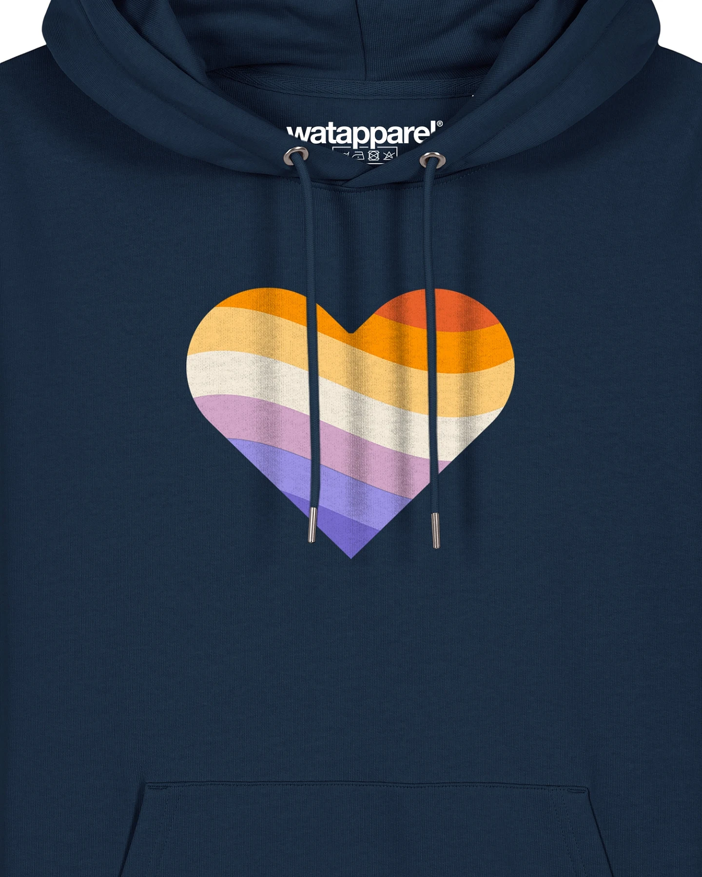 Watapparel Sweatshirt Rainbow Heart – Ansicht 3