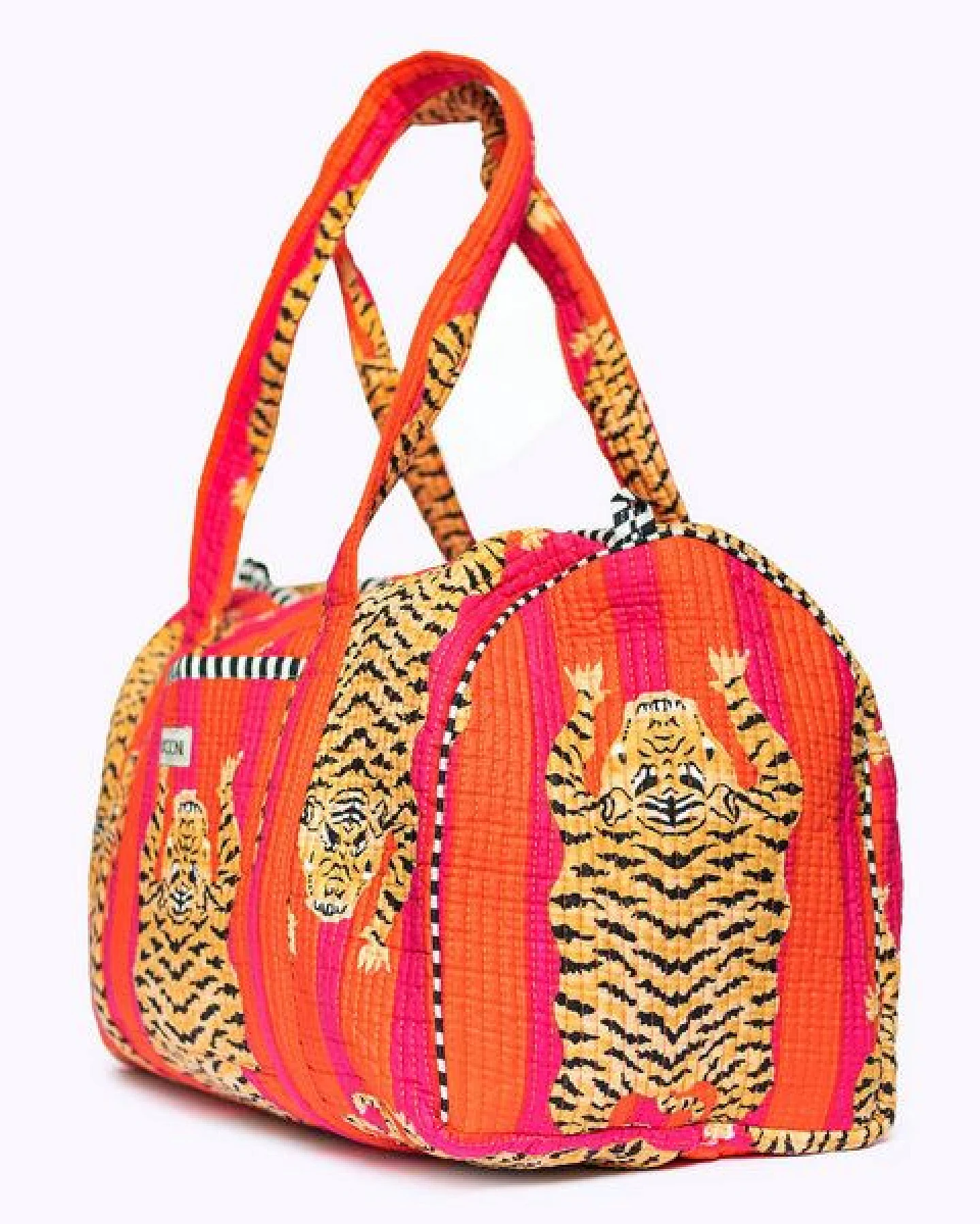 KIKOONI handgefertigte große Baumwolltasche "K. Shopper" – Ansicht 3