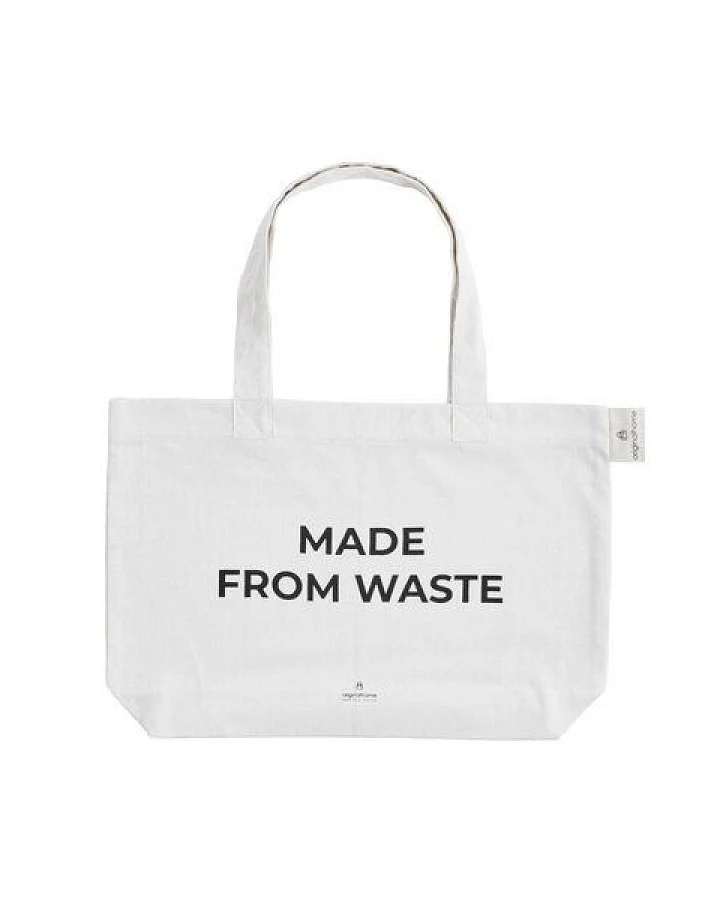 Originalhome Tote aus recycelte Baumwolle, M - Waste