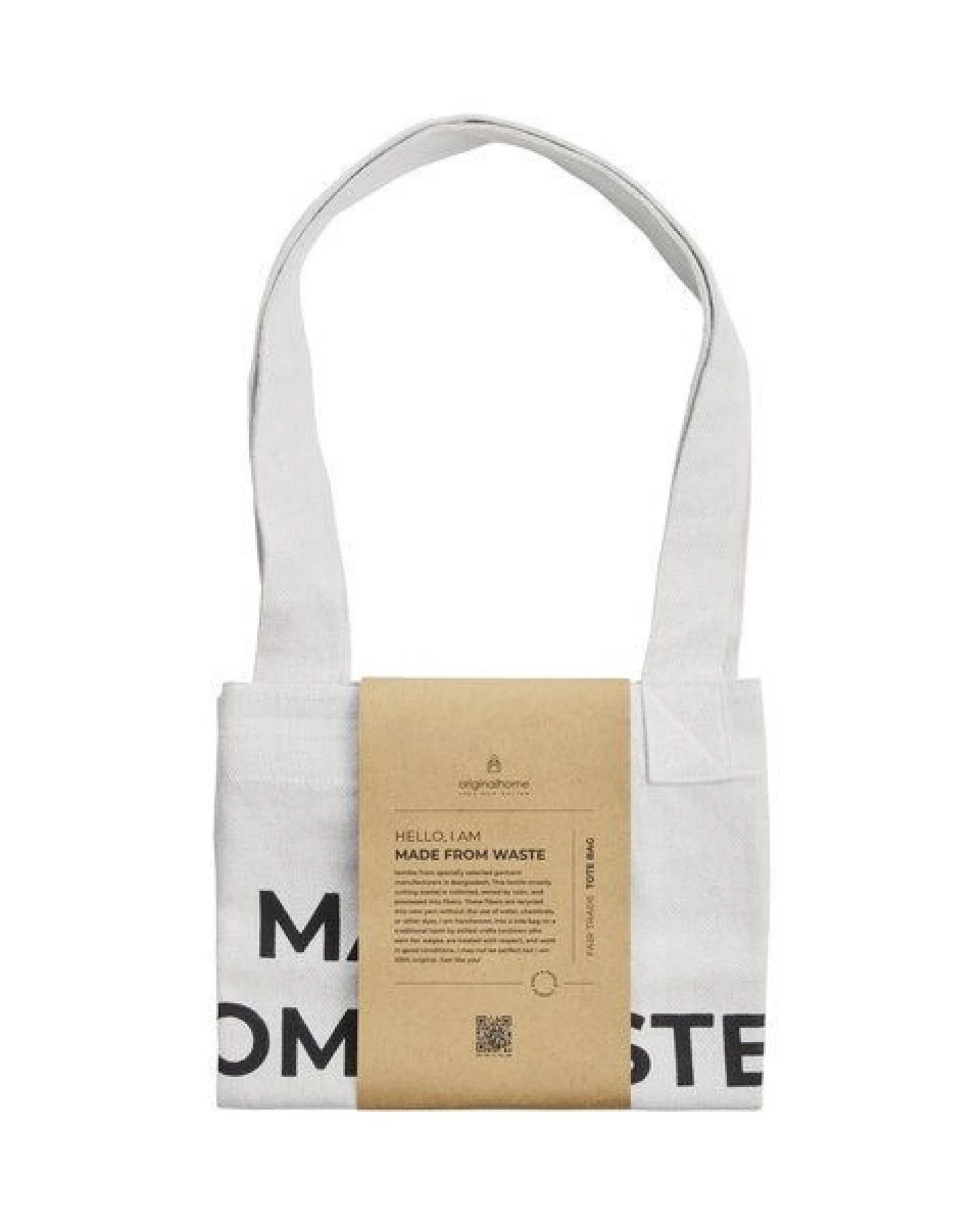 Originalhome Tote aus recycelte Baumwolle, M - Waste – Ansicht 2