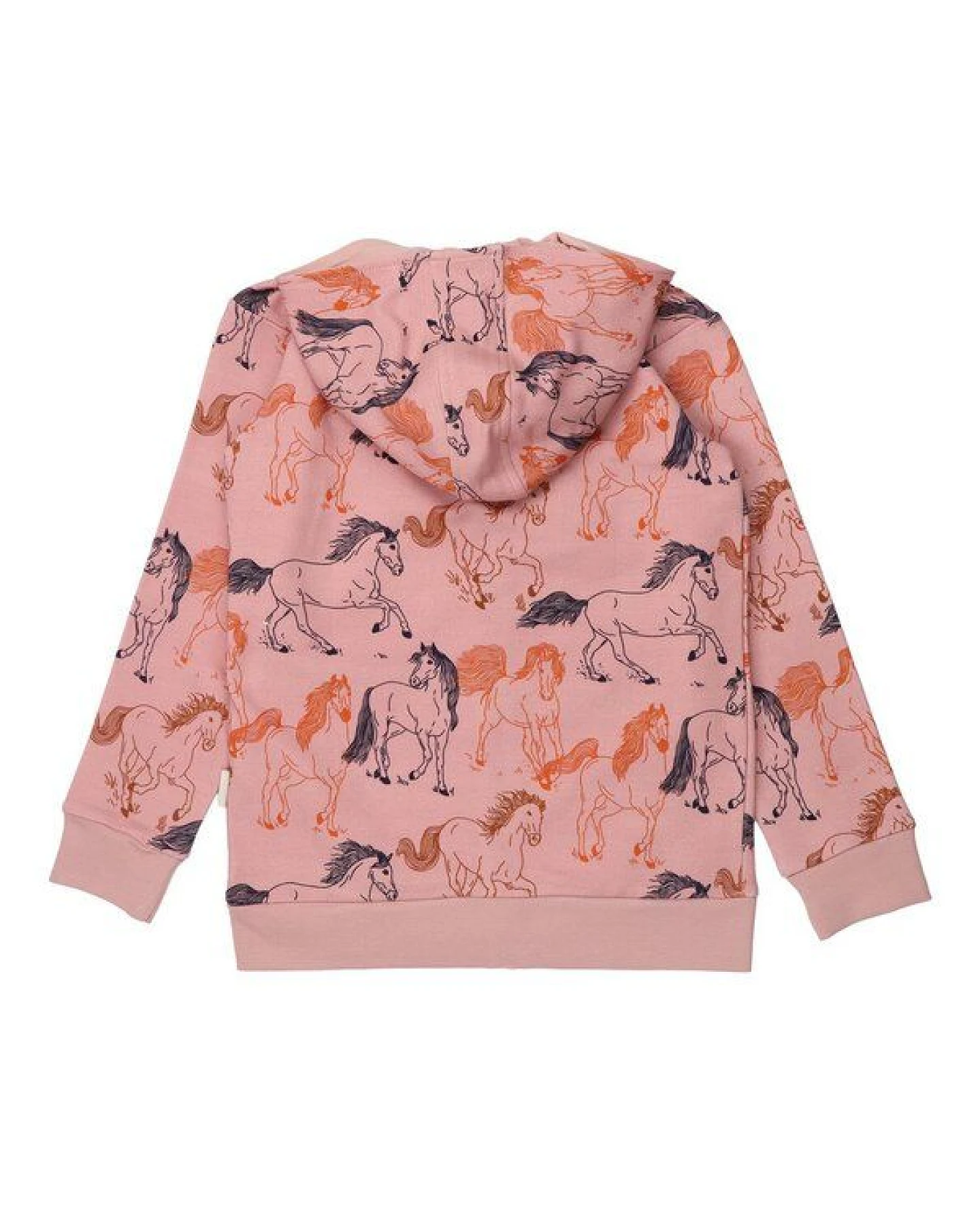Kinder Sweatjacke Bio-Baumwolle GOTS "Wind's Path" rosa – vegane Walkiddy Kapuzenjacke, kuschelig weich und fair produziert für Alltag, Kita und Outdoor-Abenteuer – Ansicht 3
