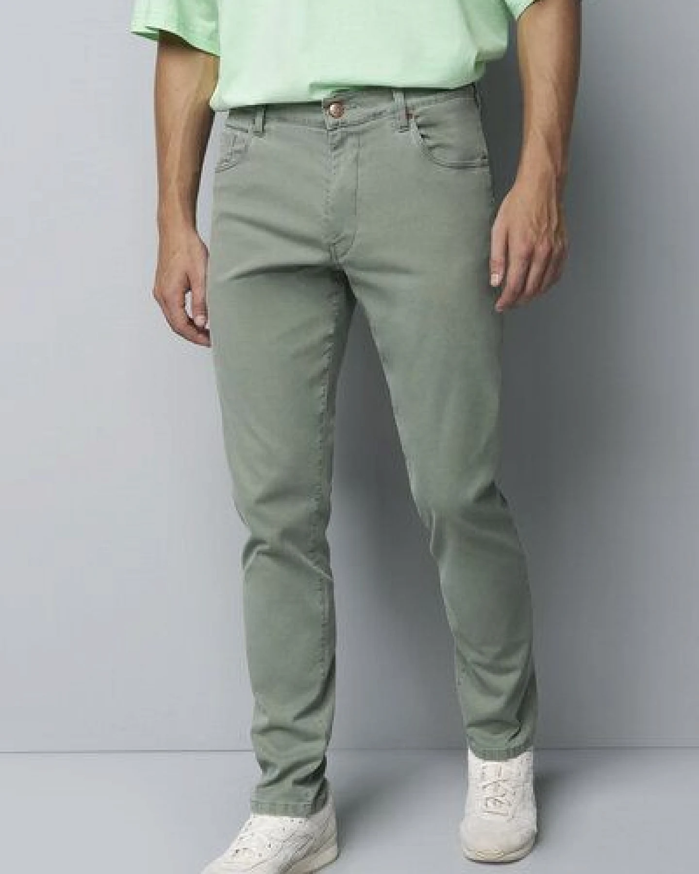 M 5 BY MEYER Baumwolle-Tencel Microstruktur Five Pocket – Ansicht 2