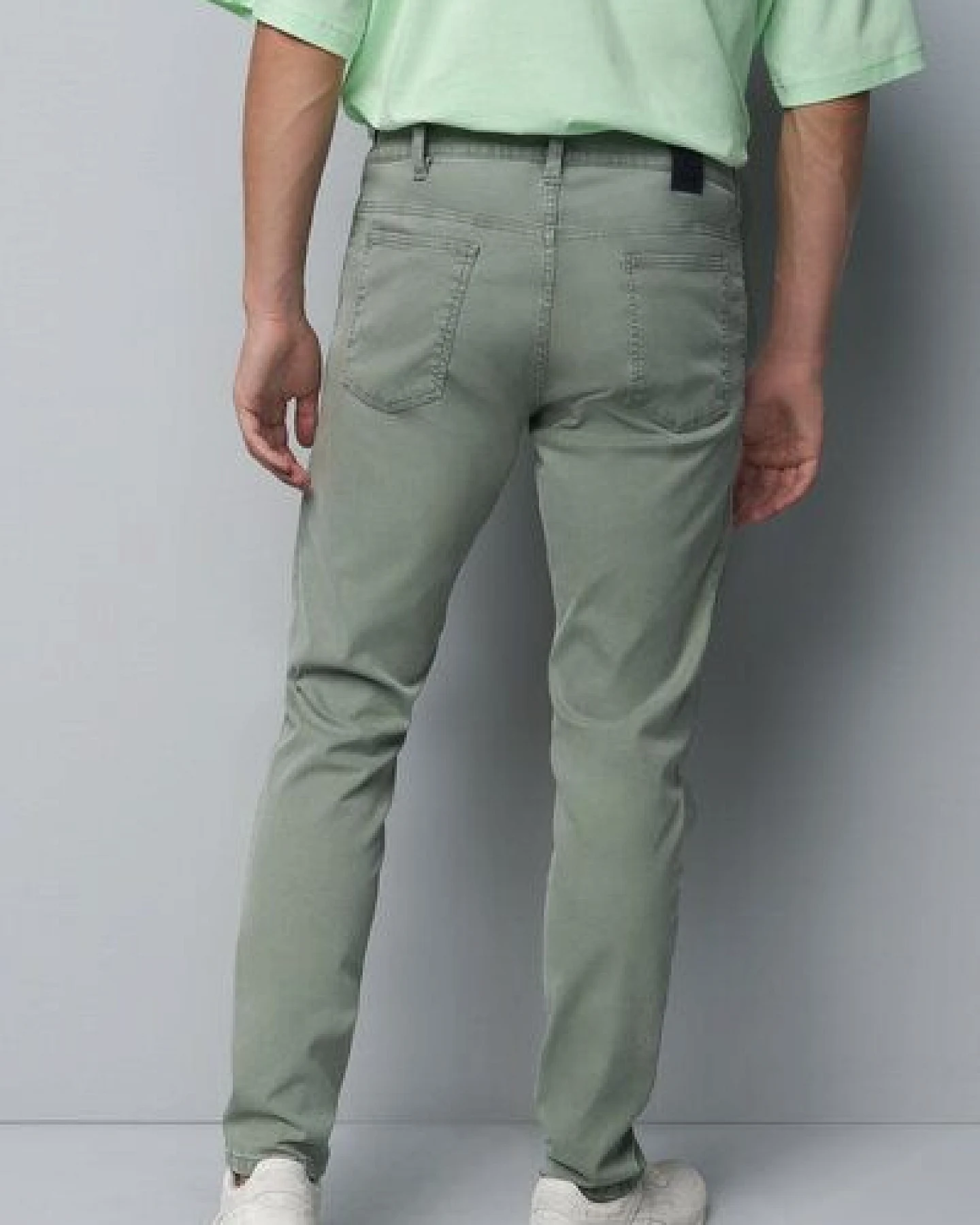 M 5 BY MEYER Baumwolle-Tencel Microstruktur Five Pocket – Ansicht 3