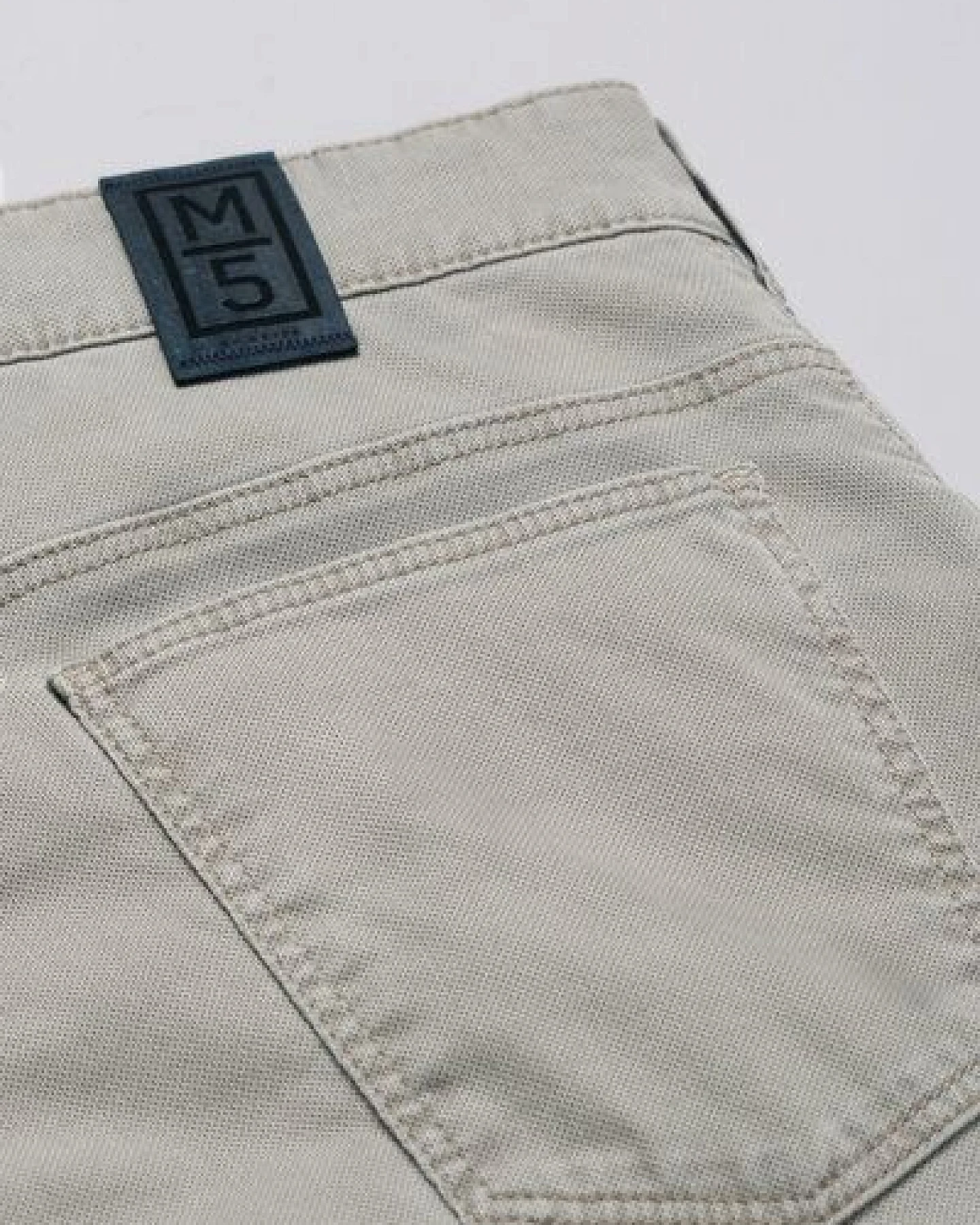 M 5 BY MEYER Baumwolle-Tencel Microstruktur Five Pocket – Ansicht 4