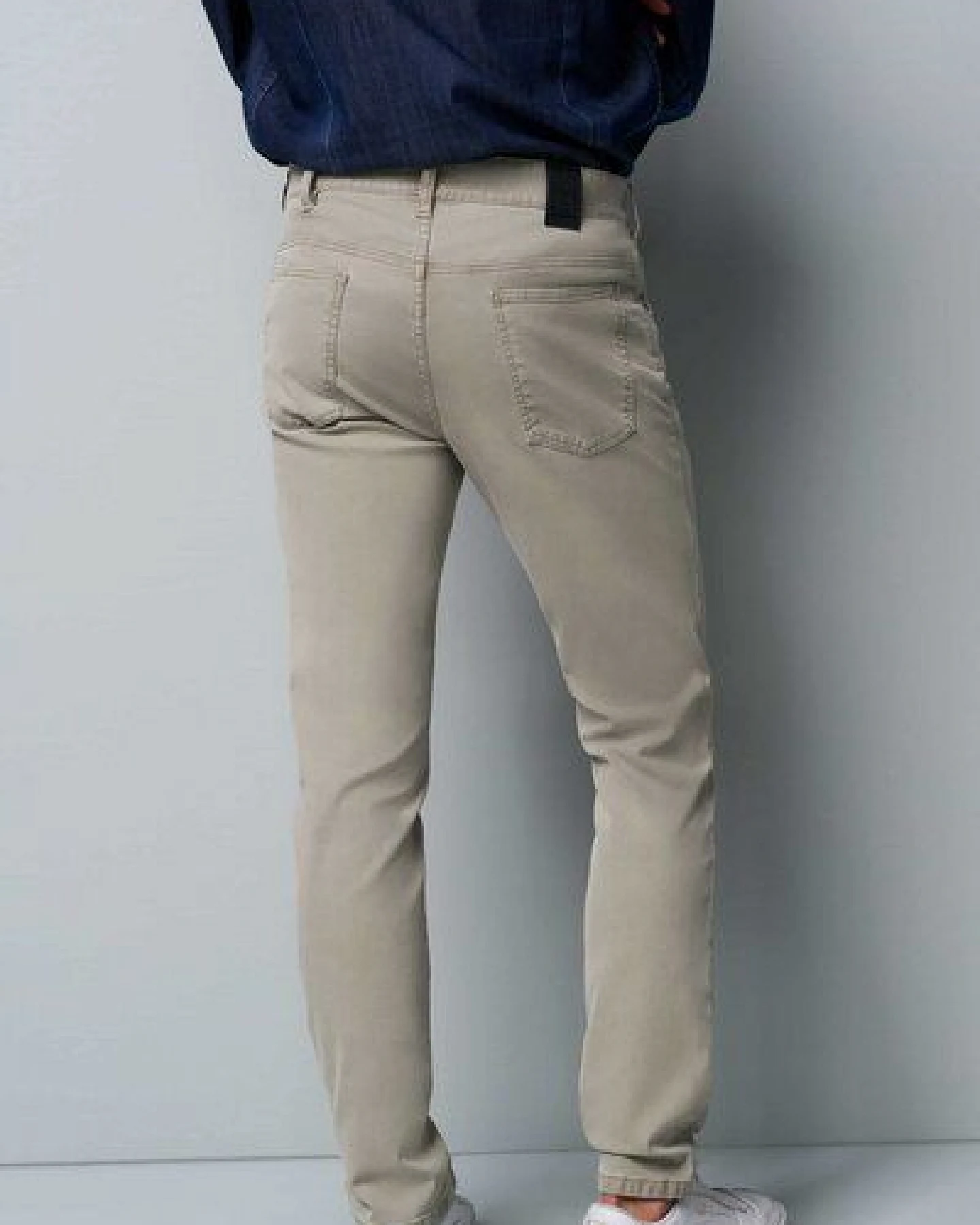 M 5 BY MEYER Baumwolle-Tencel Microstruktur Five Pocket – Ansicht 2