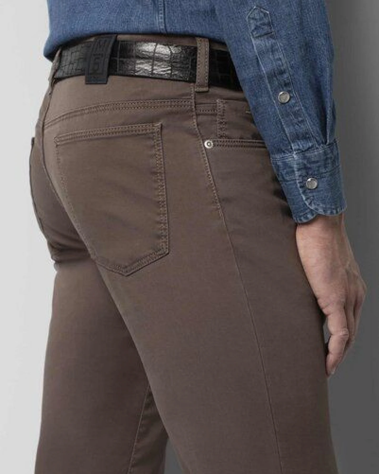 M 5 BY MEYER Soft Pima Cotton Five Pocket – Ansicht 4
