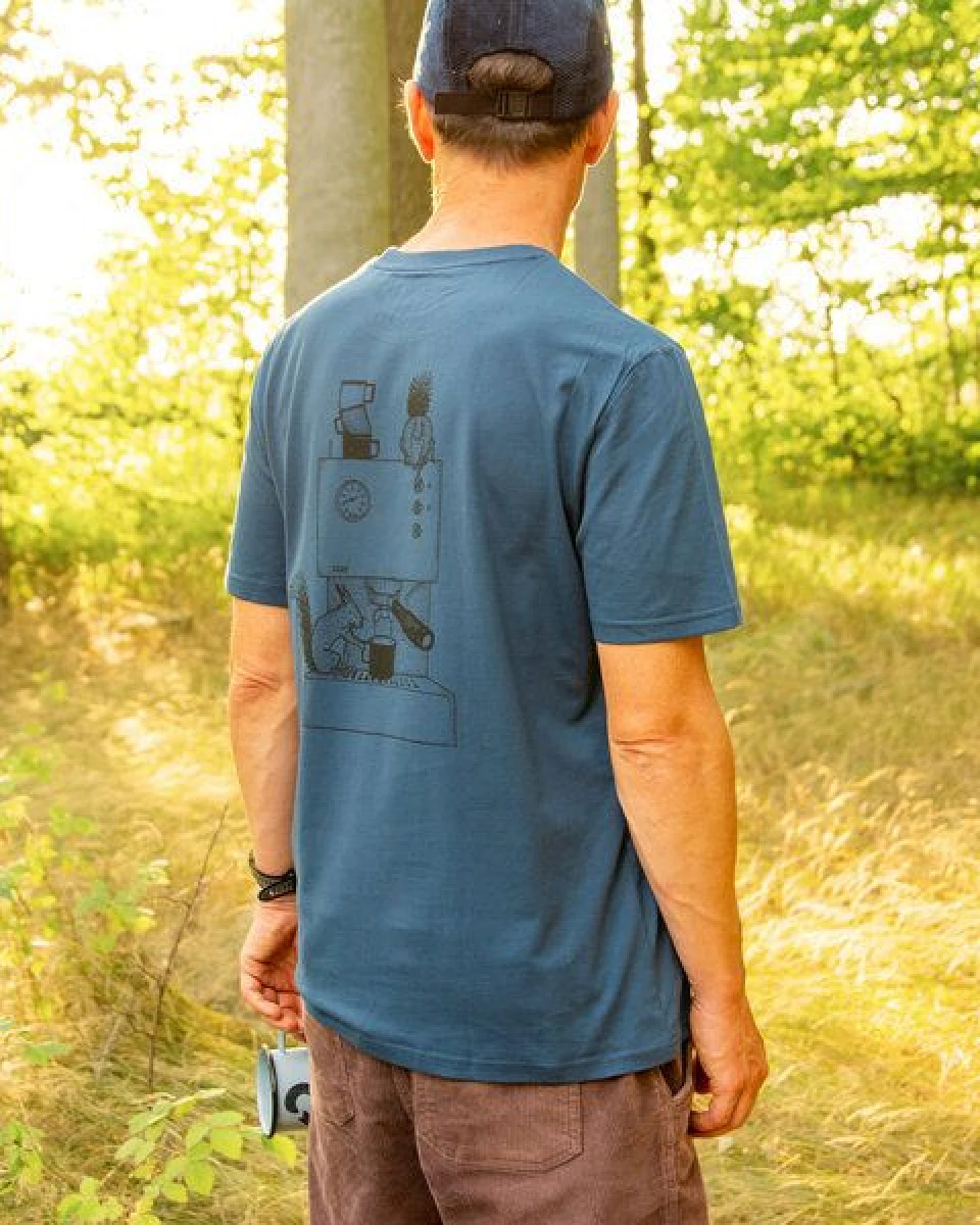 Cmig Kaffee-Hörnchen T-Shirt für Kaffeeliebhaber – Ansicht 3