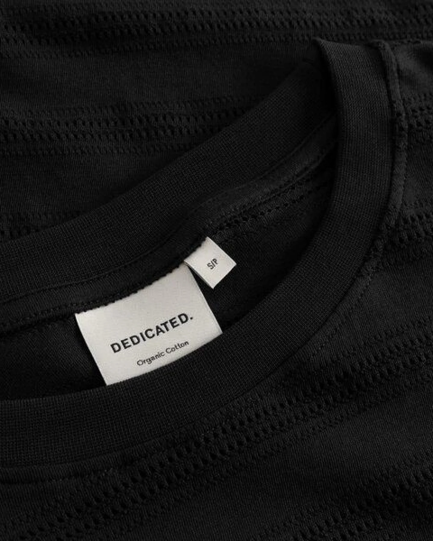 DEDICATED T-Shirt Vadstena Lace - Black – Ansicht 3
