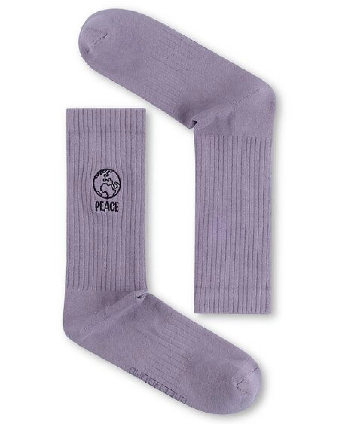 GREENBOMB Peace Tennis Socks - Lässige Socken aus Bio-Baumwoll Mix / hochwertiger Print / Fair & Vegan – Ansicht 2