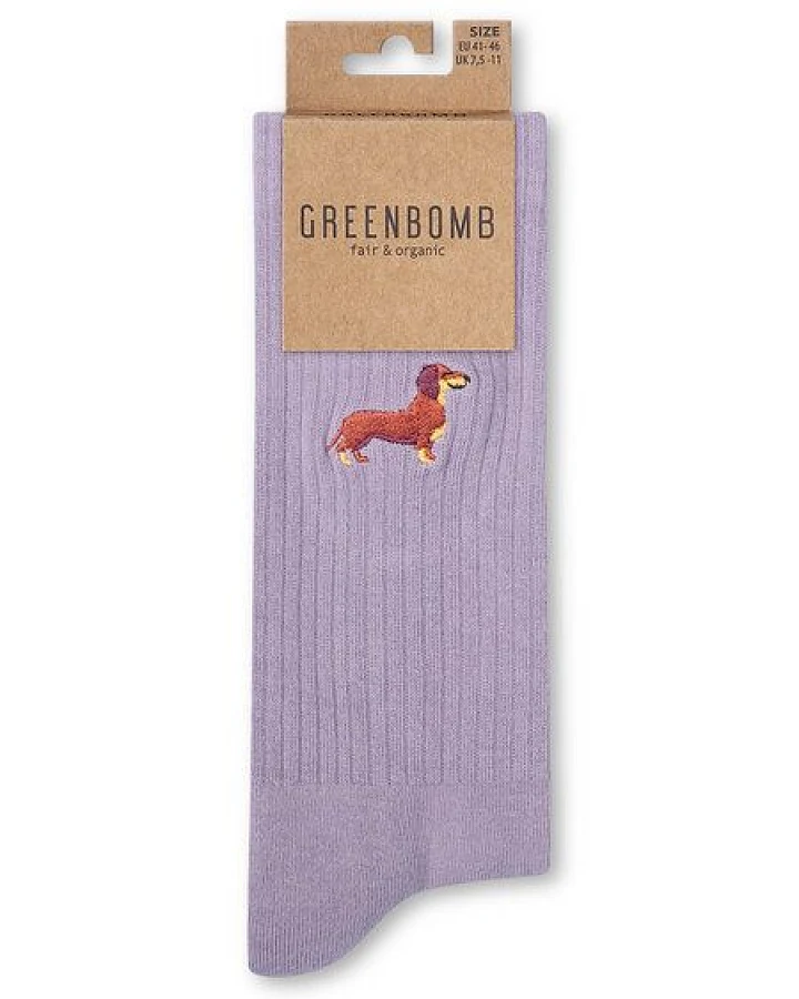 GREENBOMB Wiener Tennis Socks - Lässige Socken aus Bio-Baumwoll Mix / hochwertiger Print / Fair & Vegan