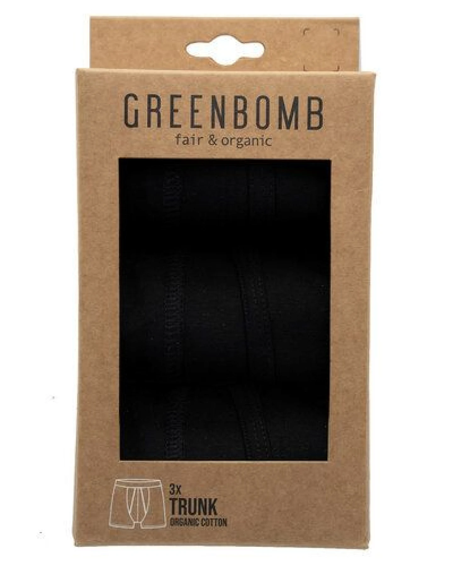 GREENBOMB Basic 3x Trunk - Gemütliche Trunk aus Bio-Baumwoll Mix / GOTS / Fair & Vegan – Ansicht 2