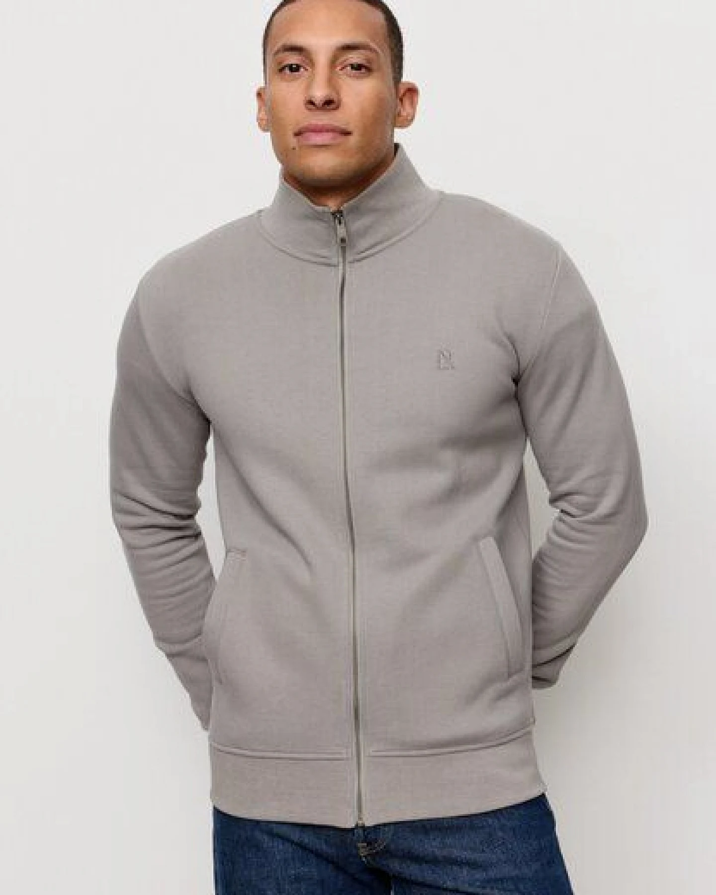 Herren Sweatjacke aus Bio-Baumwolle - CAMPHOR - recolution – Ansicht 3