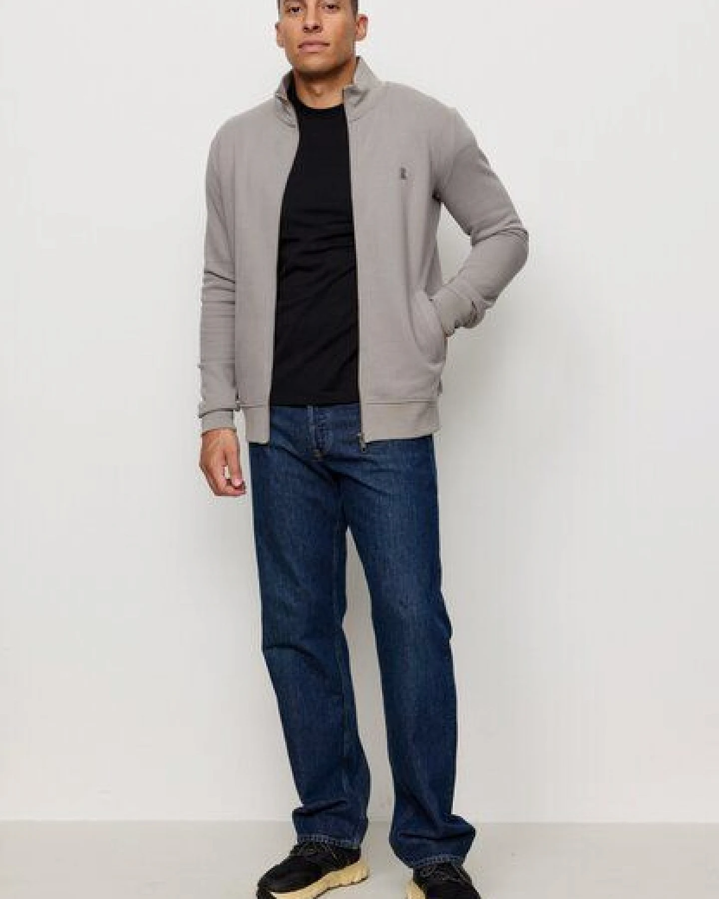 Herren Sweatjacke aus Bio-Baumwolle - CAMPHOR - recolution – Ansicht 2