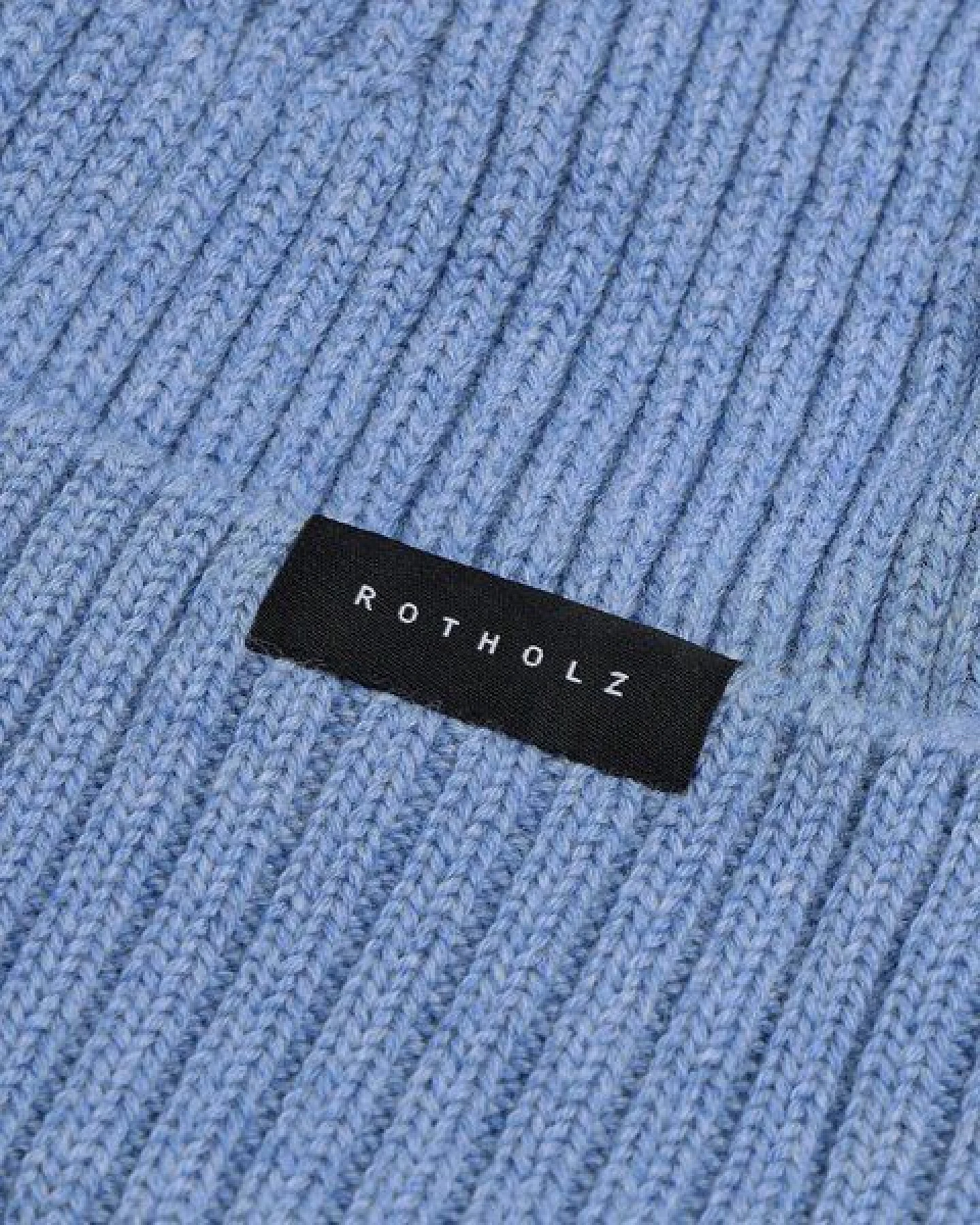 Rotholz Mütze - Classic Ribbed Beanie - aus Wolle – Ansicht 3