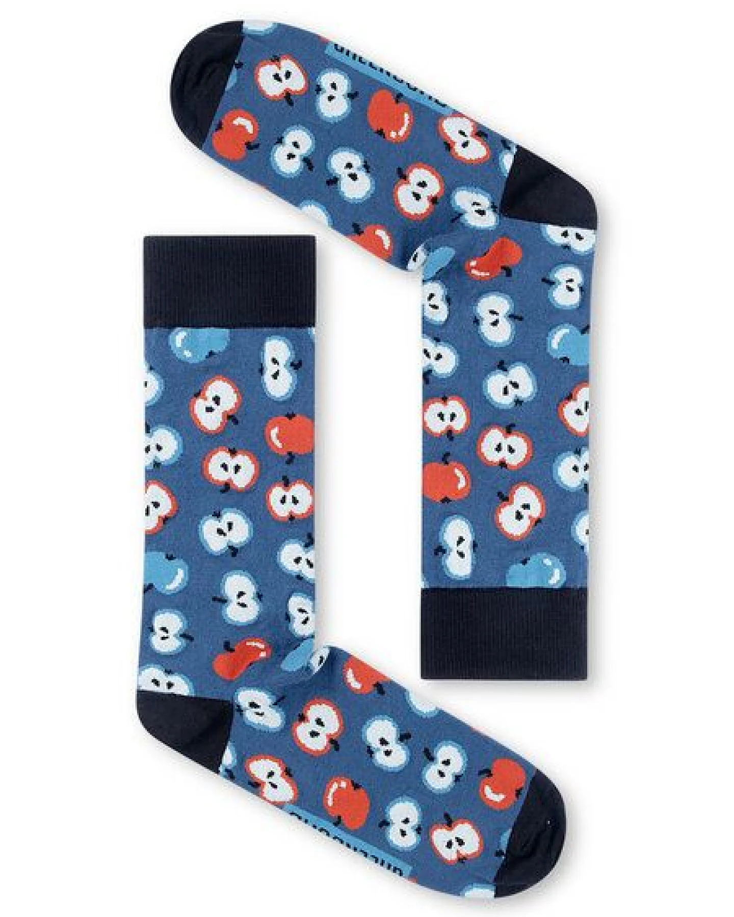 GREENBOMB Apples Socks - Lässige Socken aus Bio-Baumwoll Mix / hochwertiger Print / Fair & Vegan – Ansicht 2