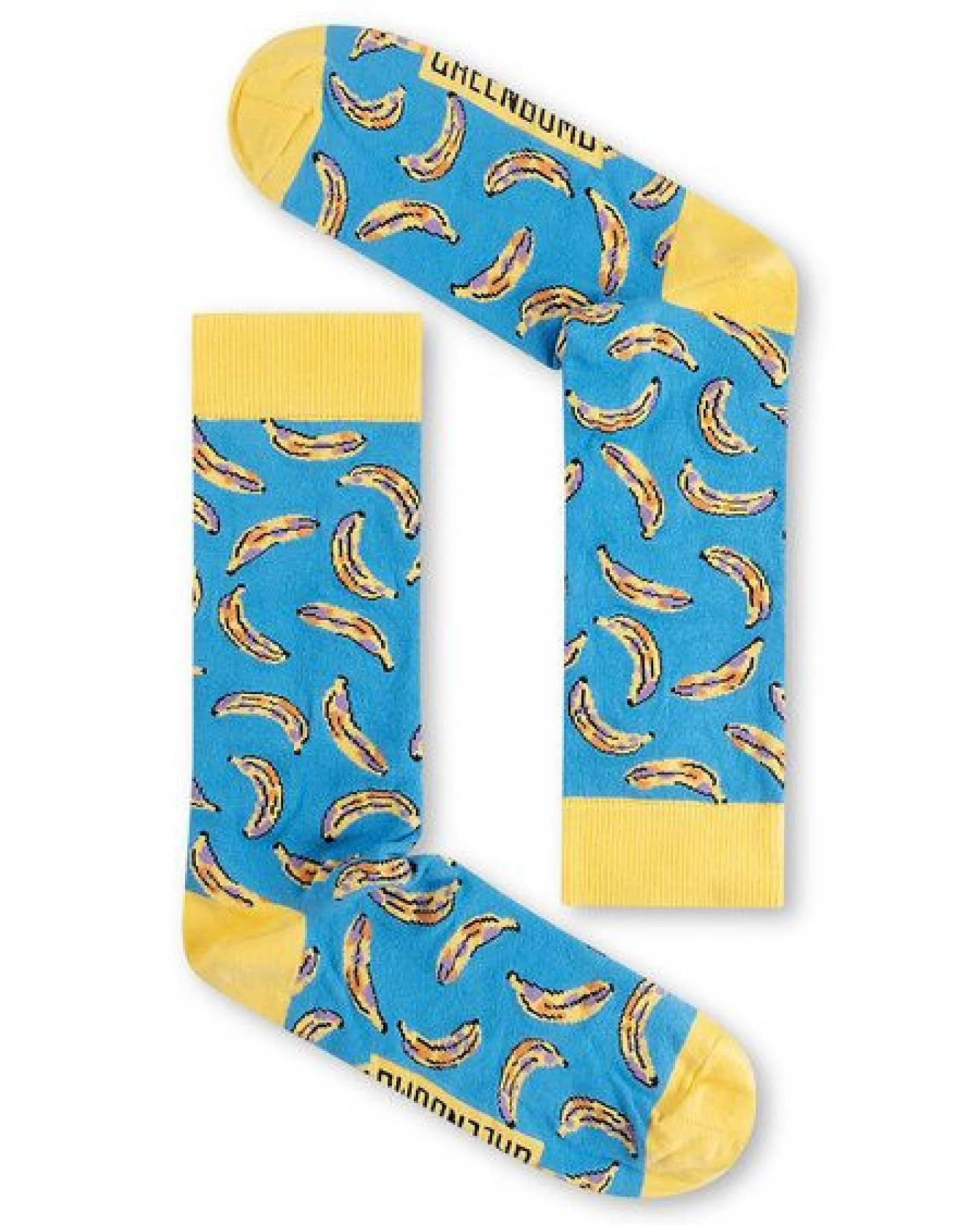 GREENBOMB Bananas Socks - Lässige Socken aus Bio-Baumwoll Mix / hochwertiger Print / Fair & Vegan – Ansicht 2