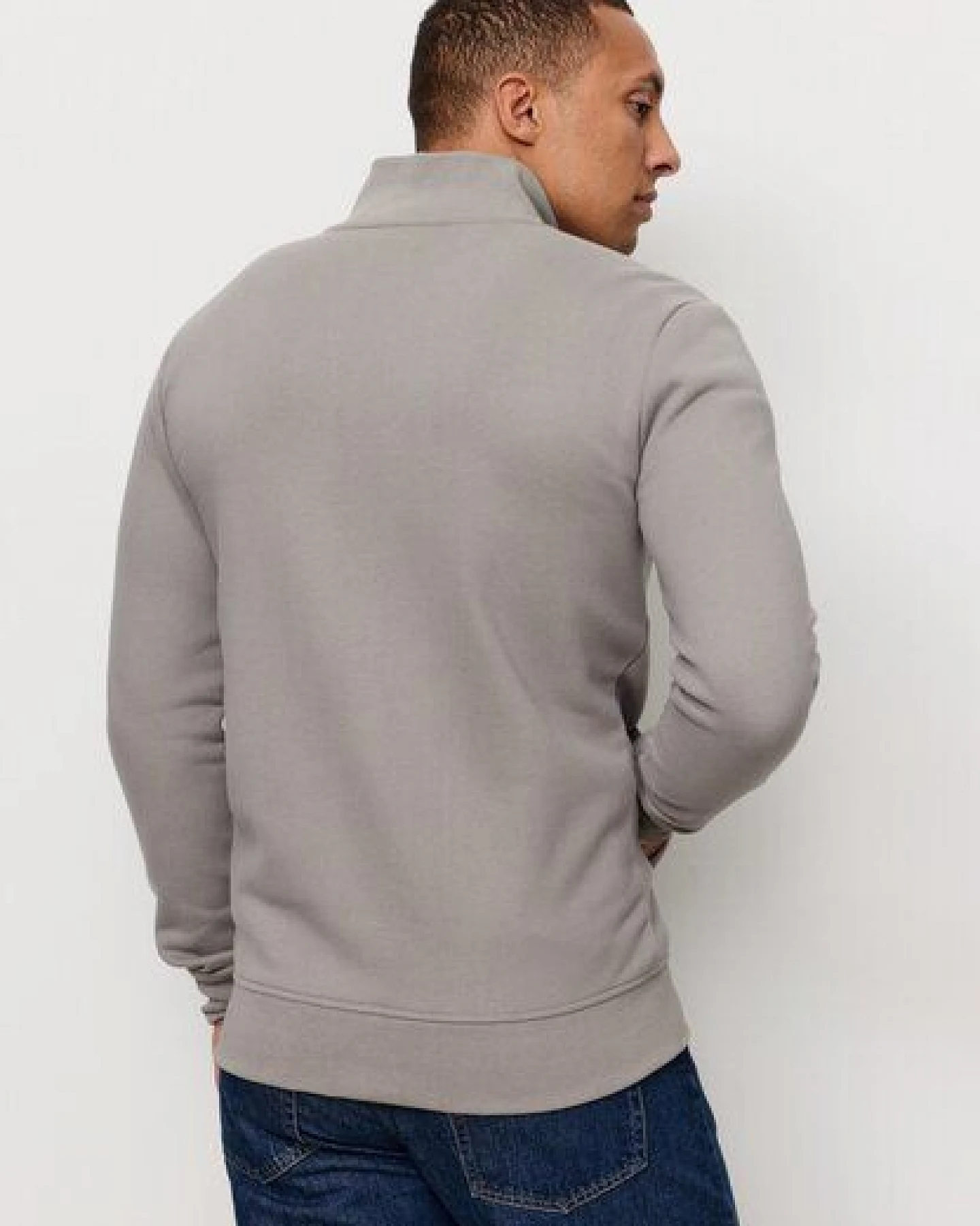 Herren Sweatjacke aus Bio-Baumwolle - CAMPHOR - recolution – Ansicht 4