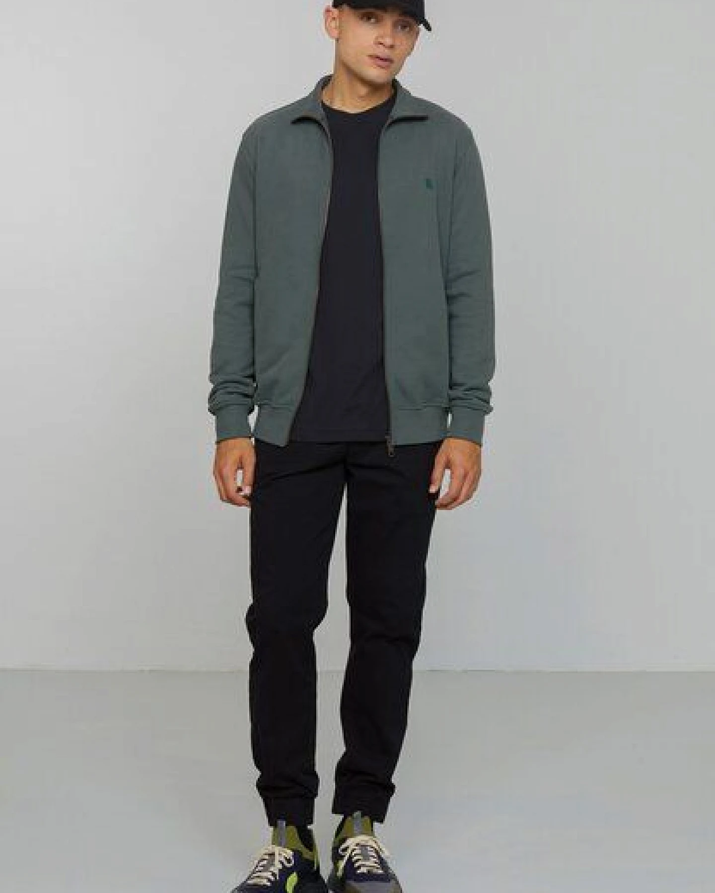 Herren Sweatjacke aus Bio-Baumwolle - CAMPHOR - recolution – Ansicht 3