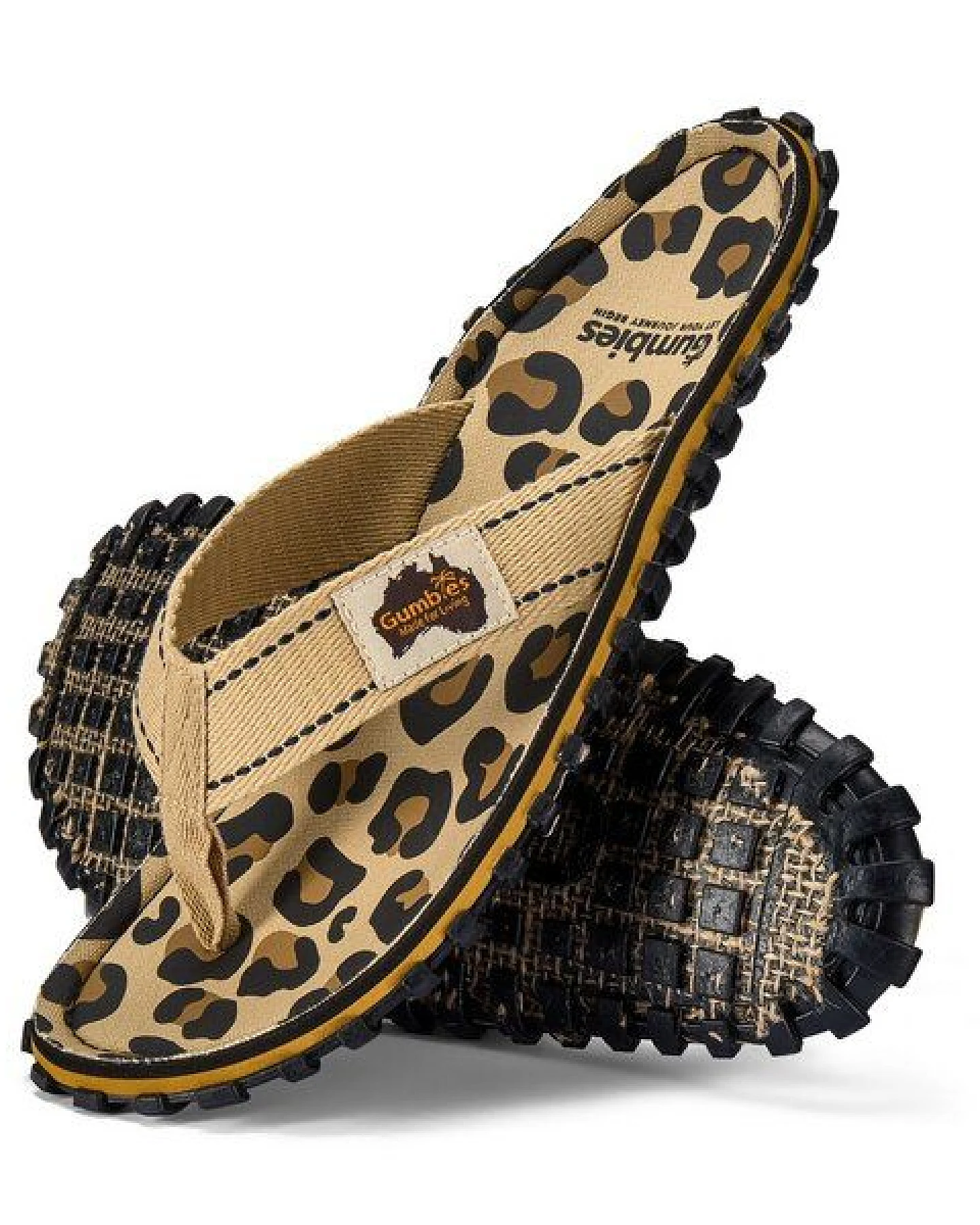 GUMBIES Leopard - Flip Flops aus recyceltem Material – Ansicht 2