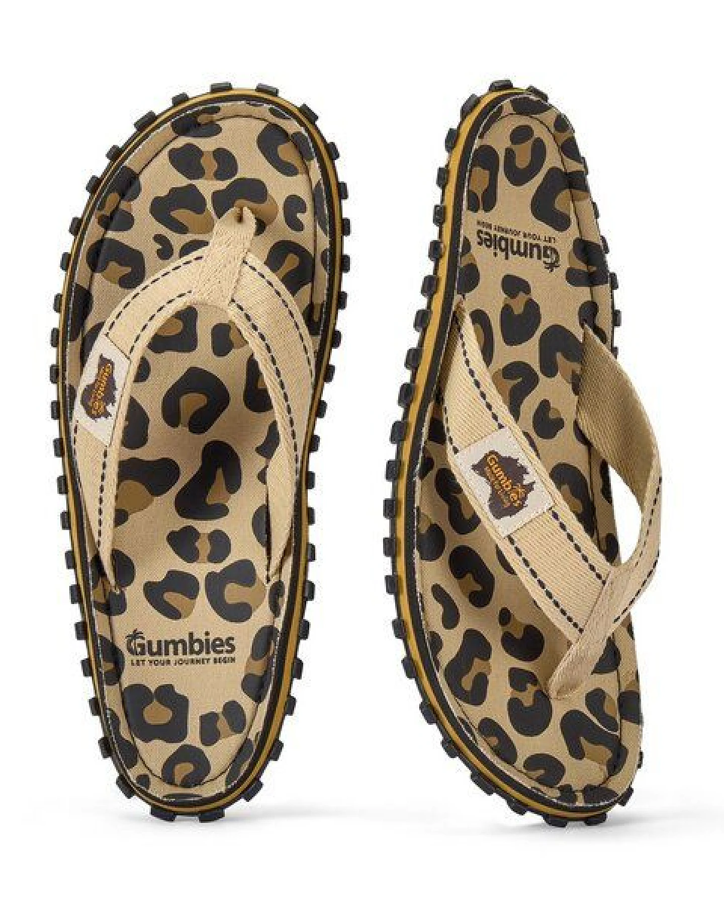 GUMBIES Leopard - Flip Flops aus recyceltem Material – Ansicht 3