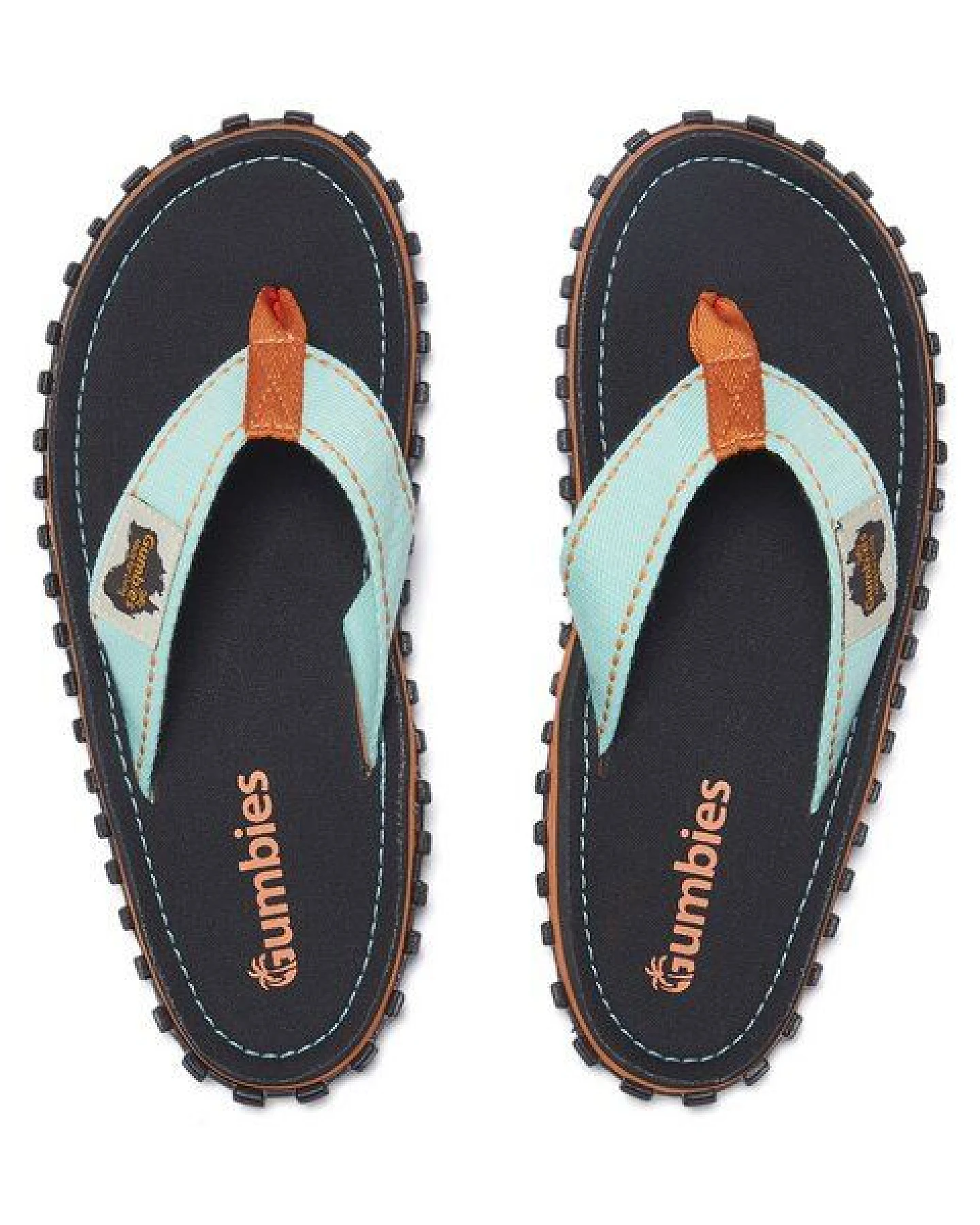 GUMBIES Tricolor Black – Nachhaltige Zehentrenner – Ansicht 3