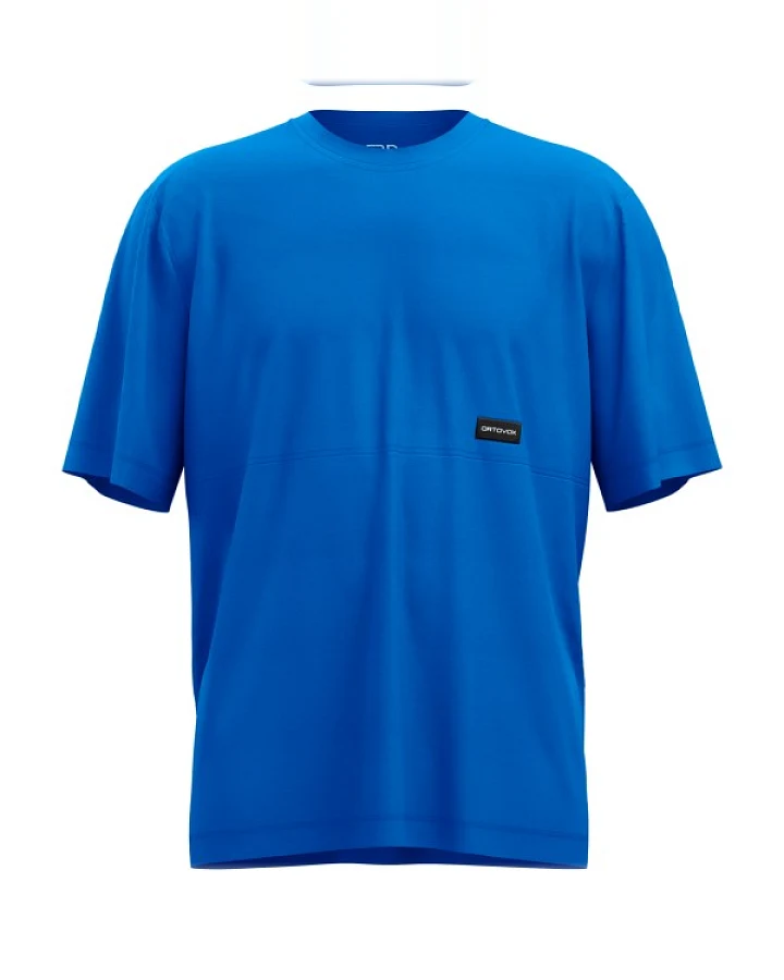 Ortovox - 185 Merino Patch TS - Merinoshirt Gr S blau