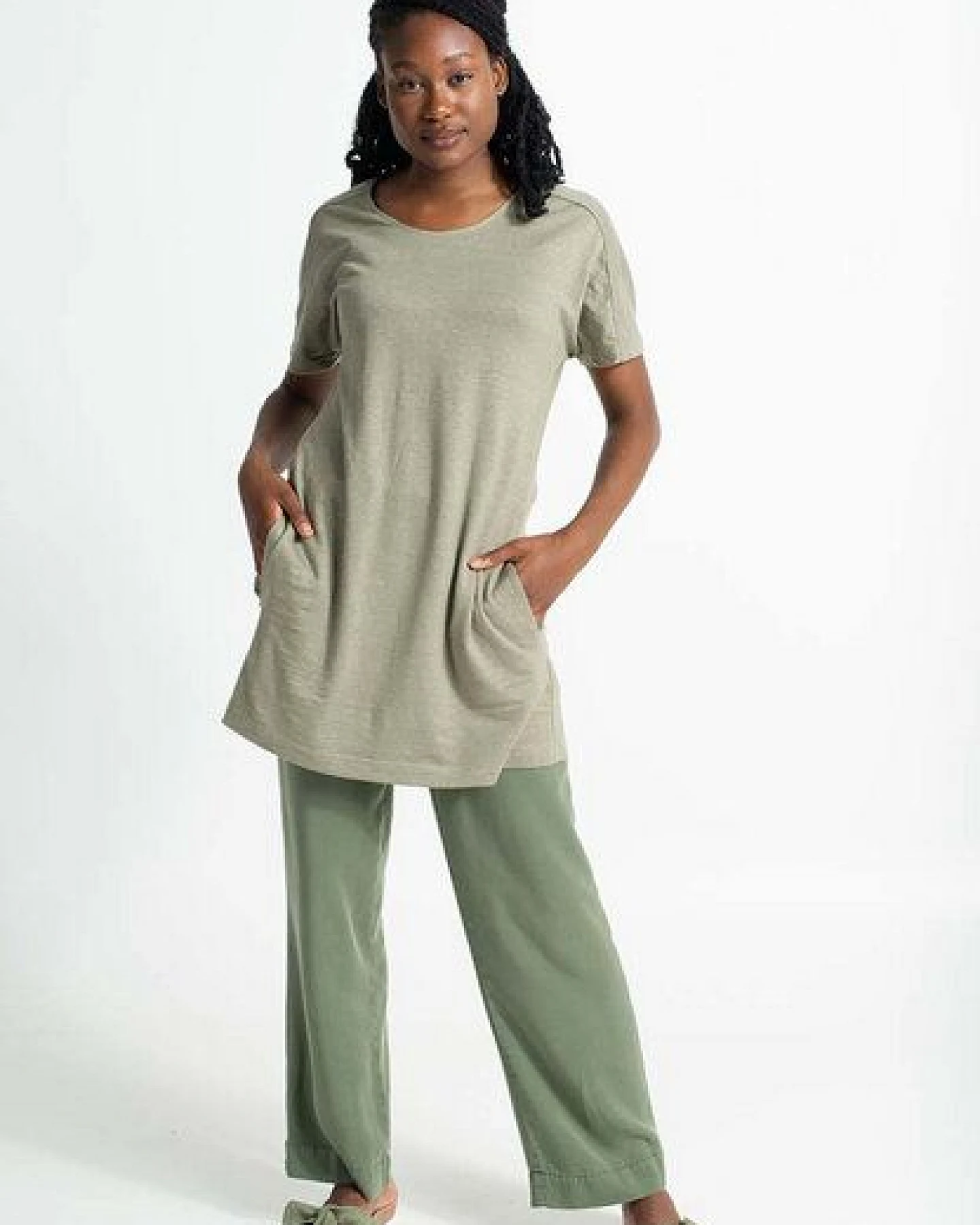 Alma & Lovis Marlenehose aus 100% Tencel – Ansicht 4